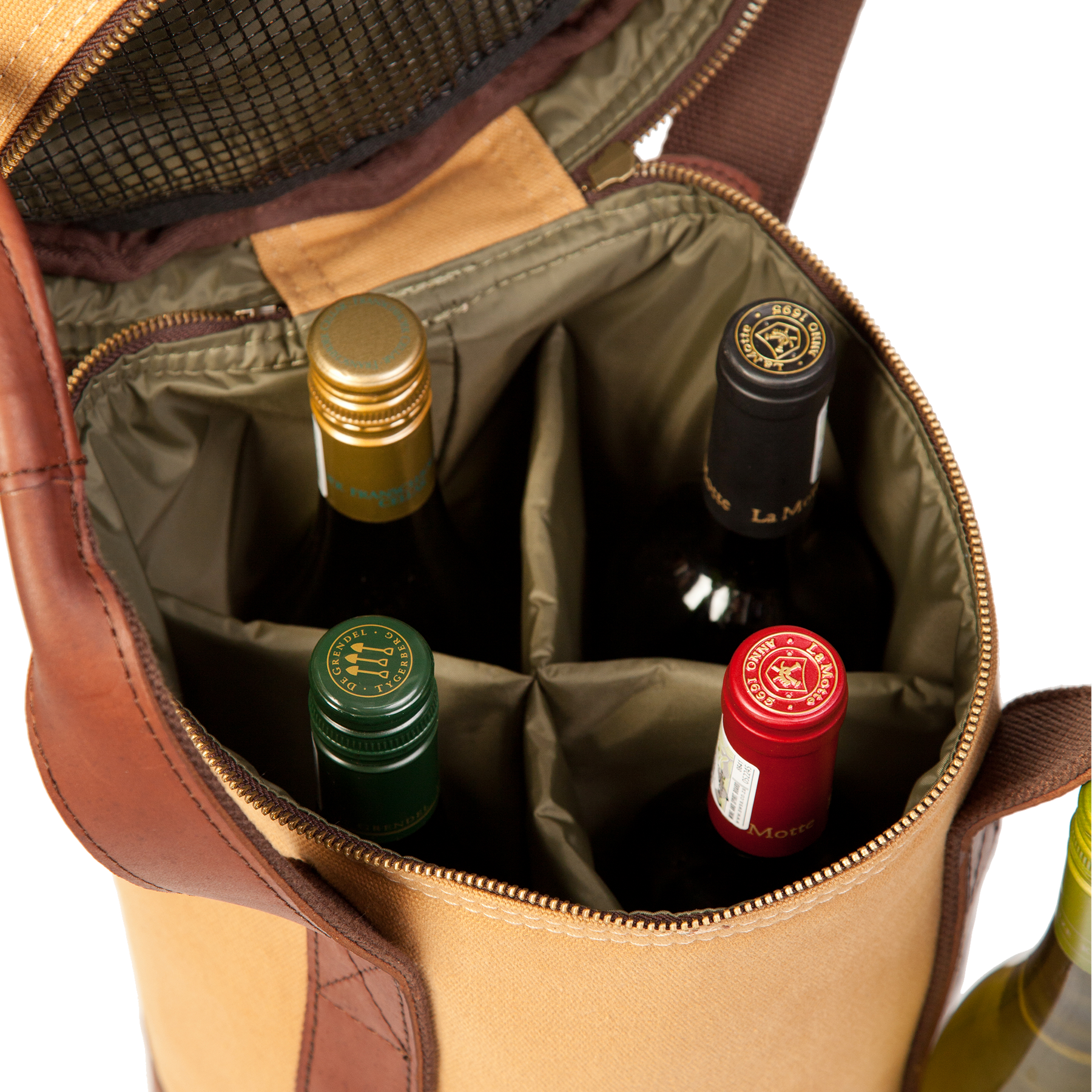 Djembe Wine Carrier - 4 Bottles   Melvill & Moon USA- Overland Kitted
