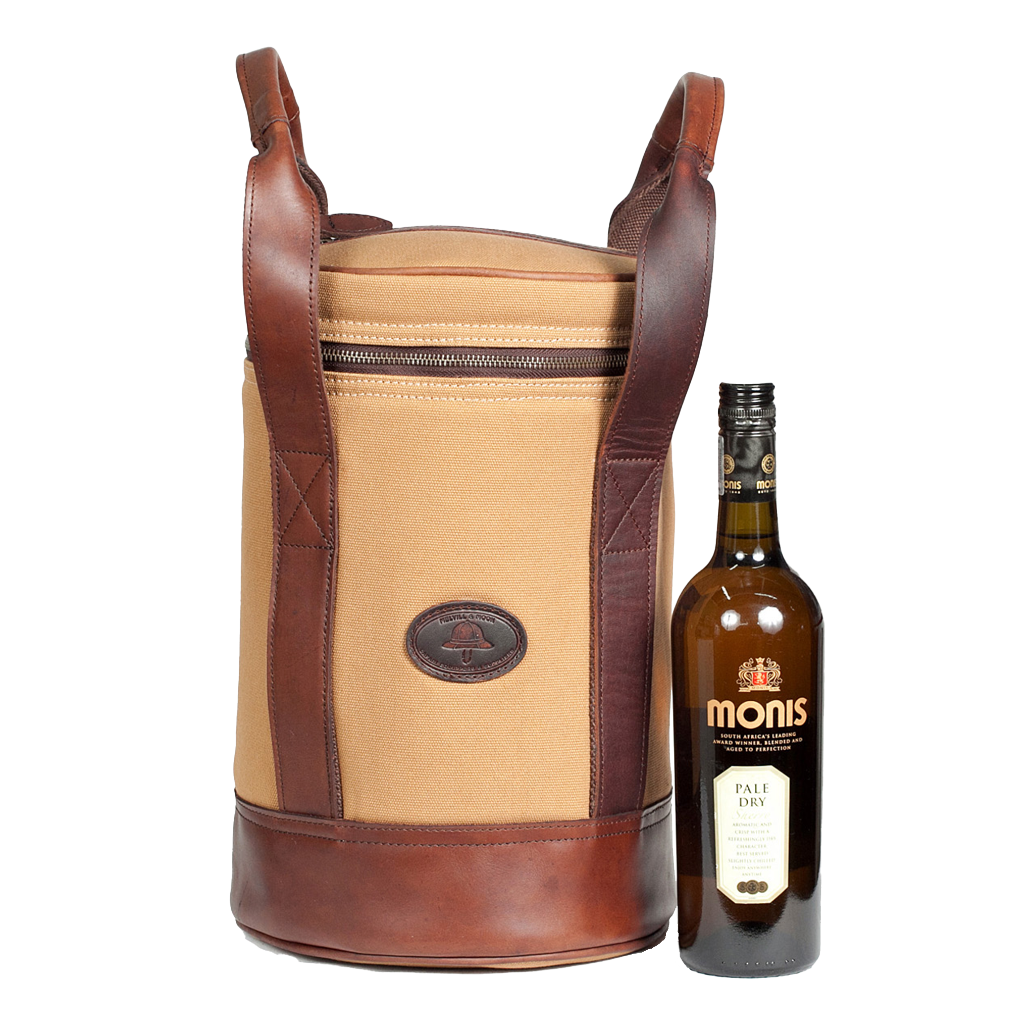 Djembe Wine Carrier - 4 Bottles   Melvill & Moon USA- Overland Kitted