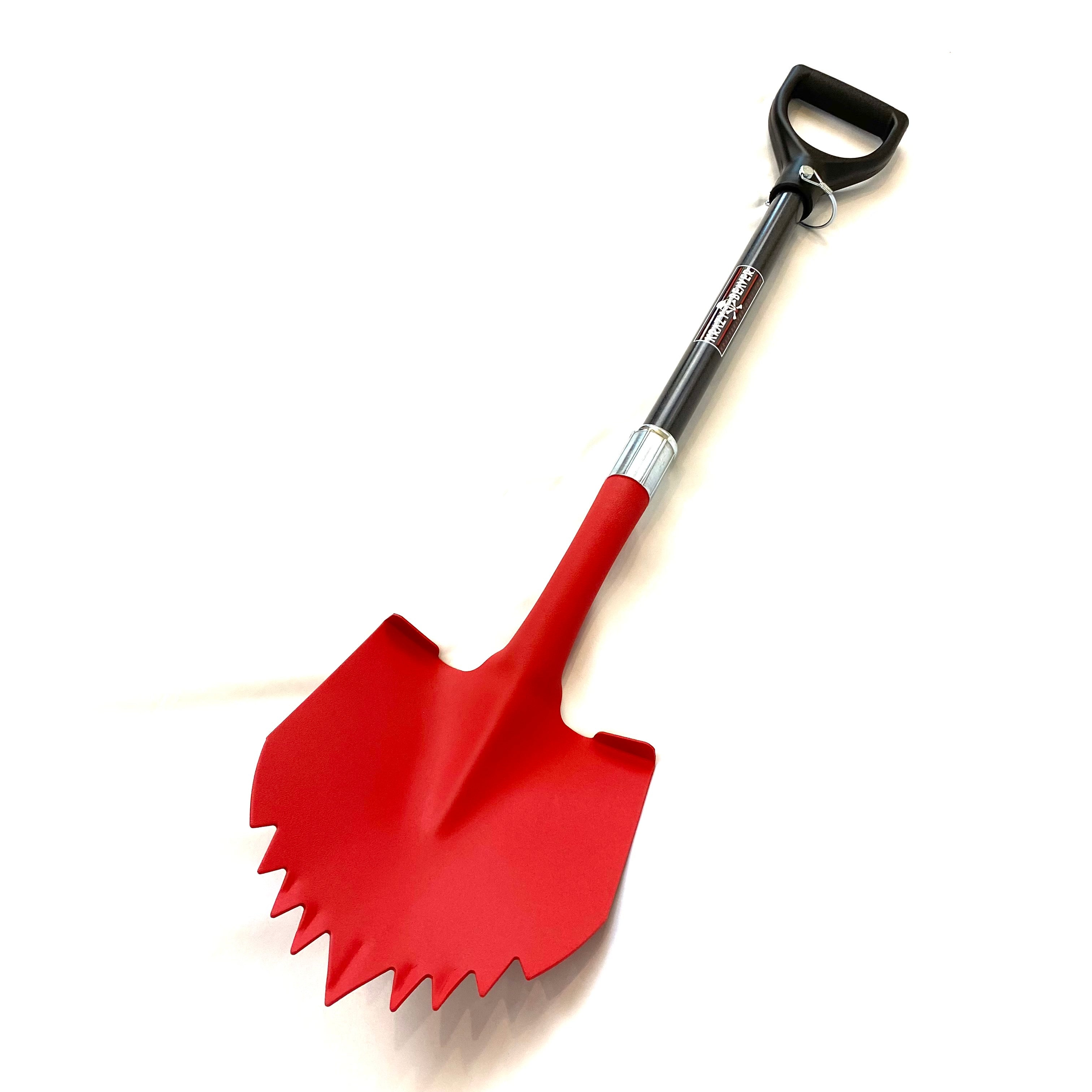 Krazy Beaver Shovel (Textured Red Head / Black Handle 45636) Recovery Gear, Camping gear, Shovel, Camping Krazy Beaver Tools- Overland Kitted