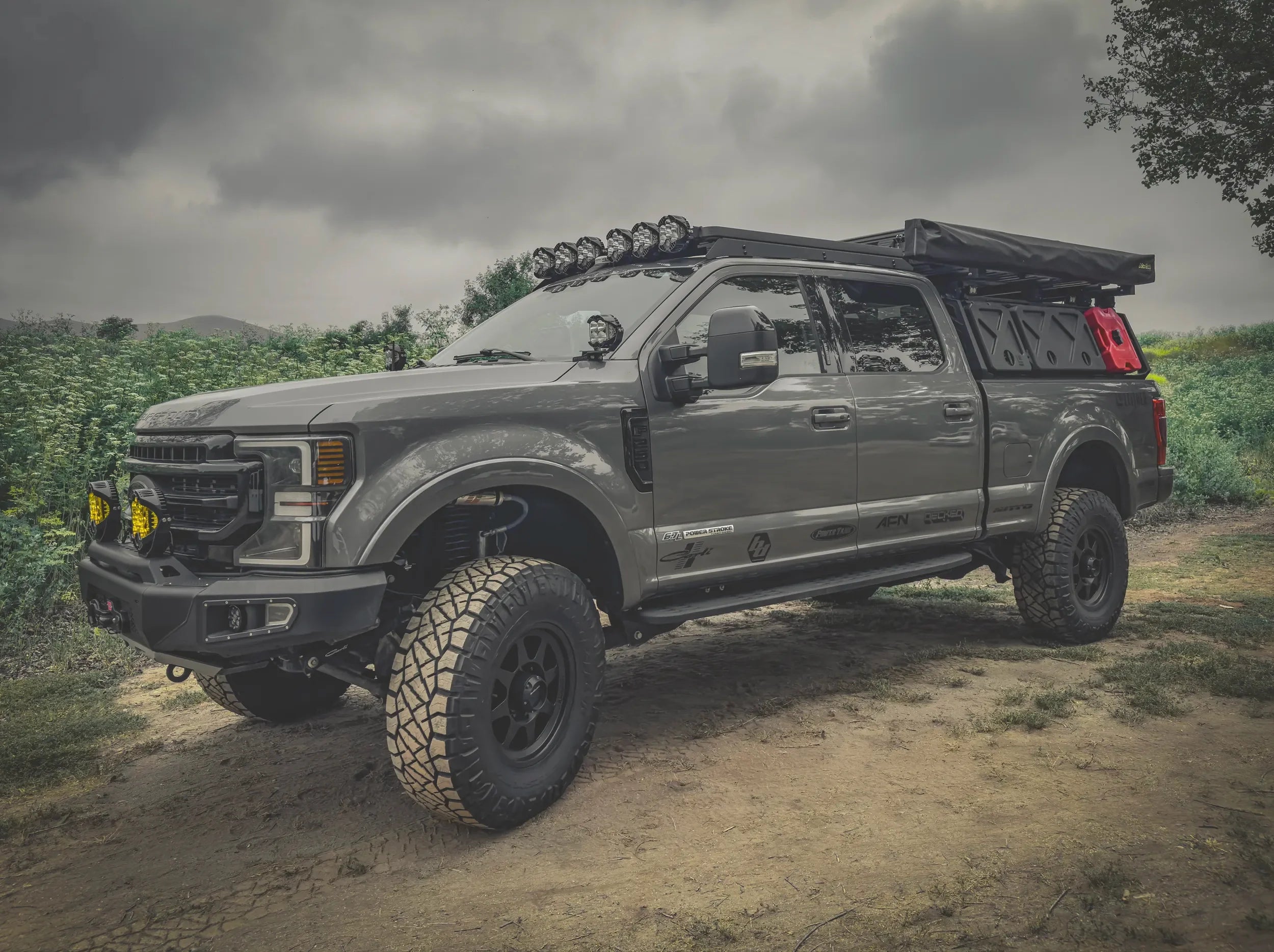 ACS ROOF | Over Cab Platform Rack for FORD Platform Rack Leitner Designs- Overland Kitted