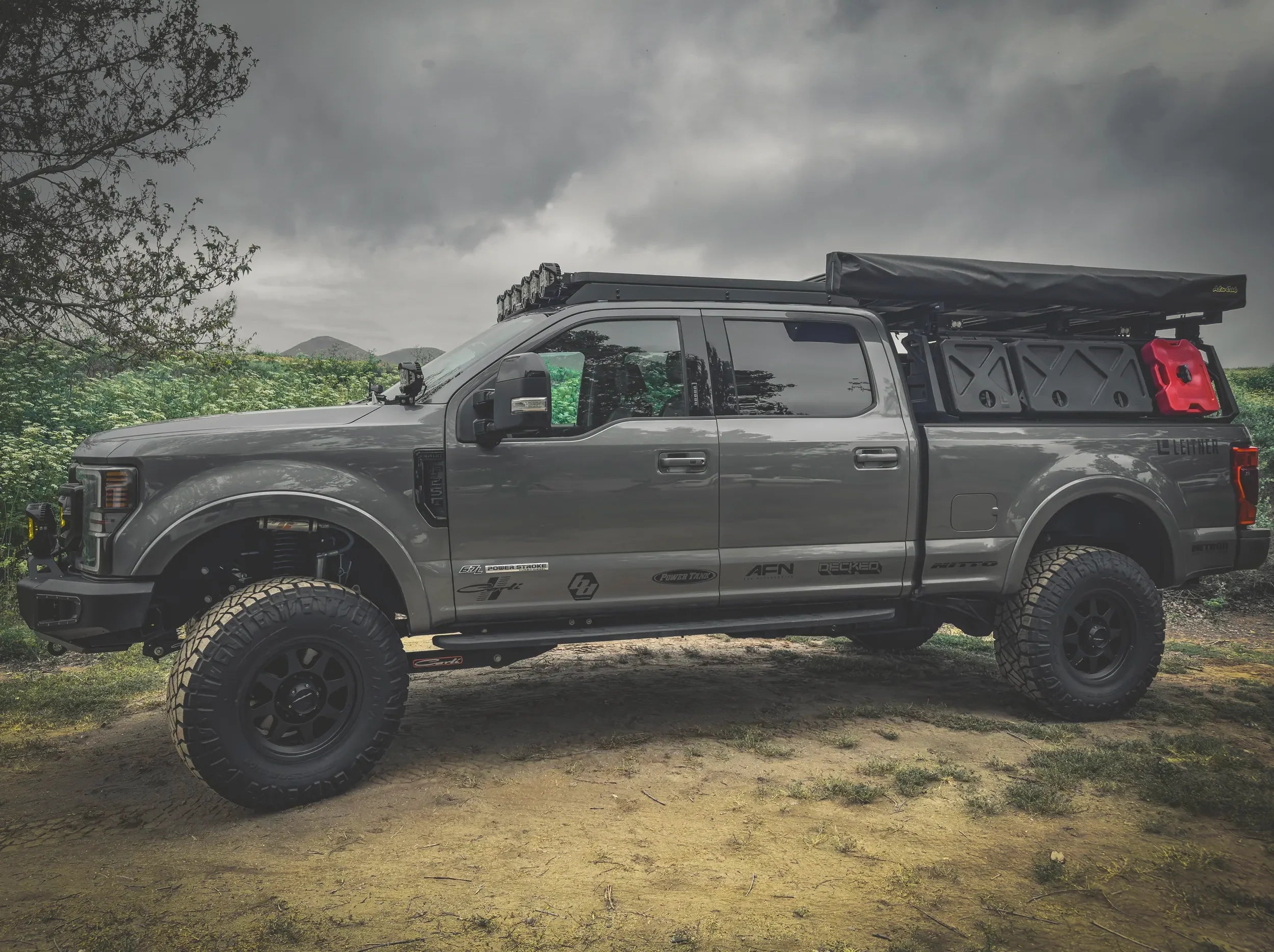 ACS ROOF | Over Cab Platform Rack for FORD Platform Rack Leitner Designs- Overland Kitted