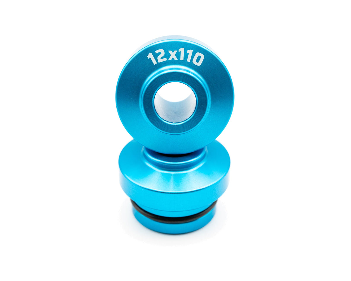 Blue 12x110 e-road fork mount adapter