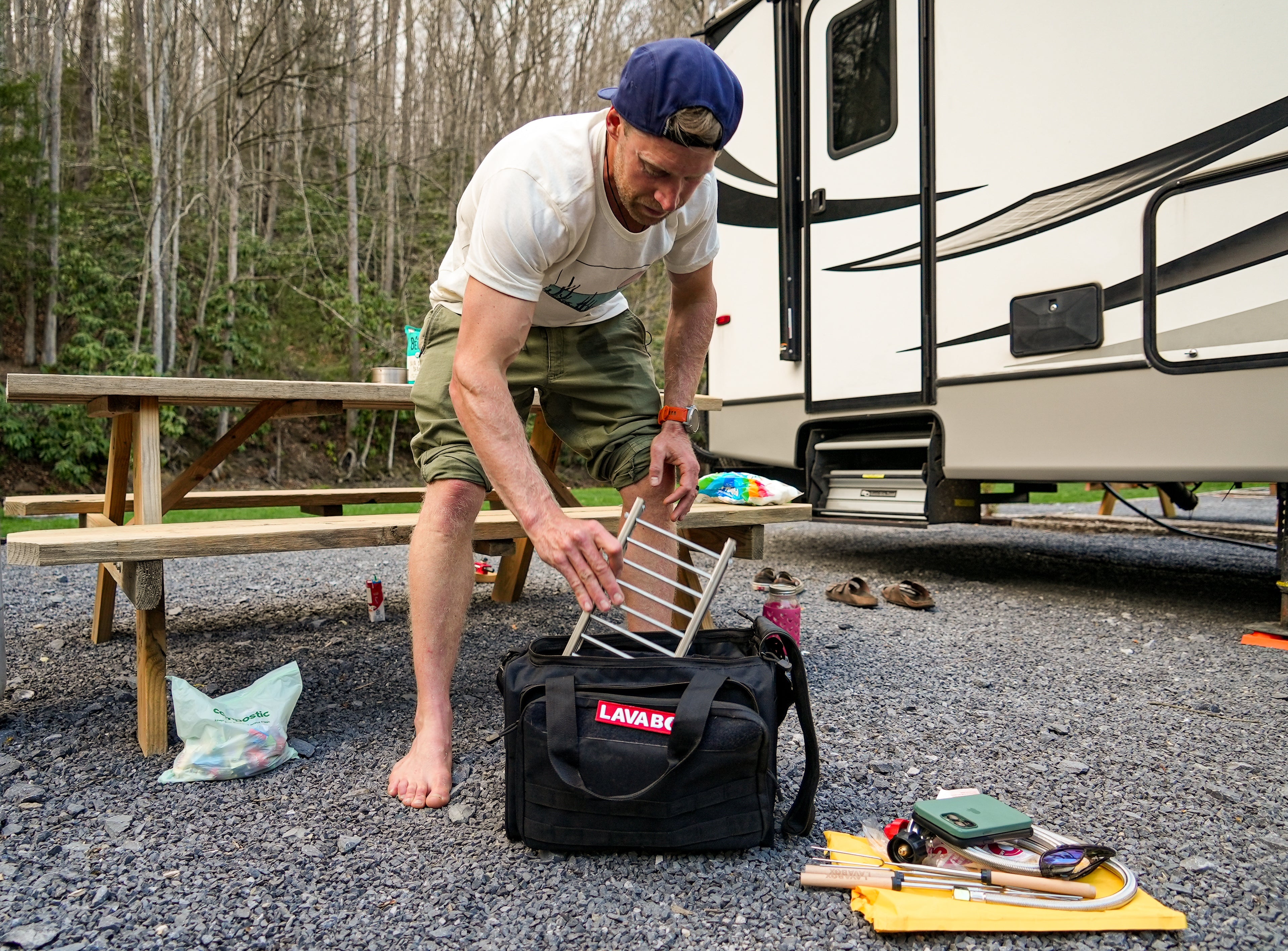 Bugout Bag: Carry everything you need to get out of town LavaBox Portable Campfire- Overland Kitted