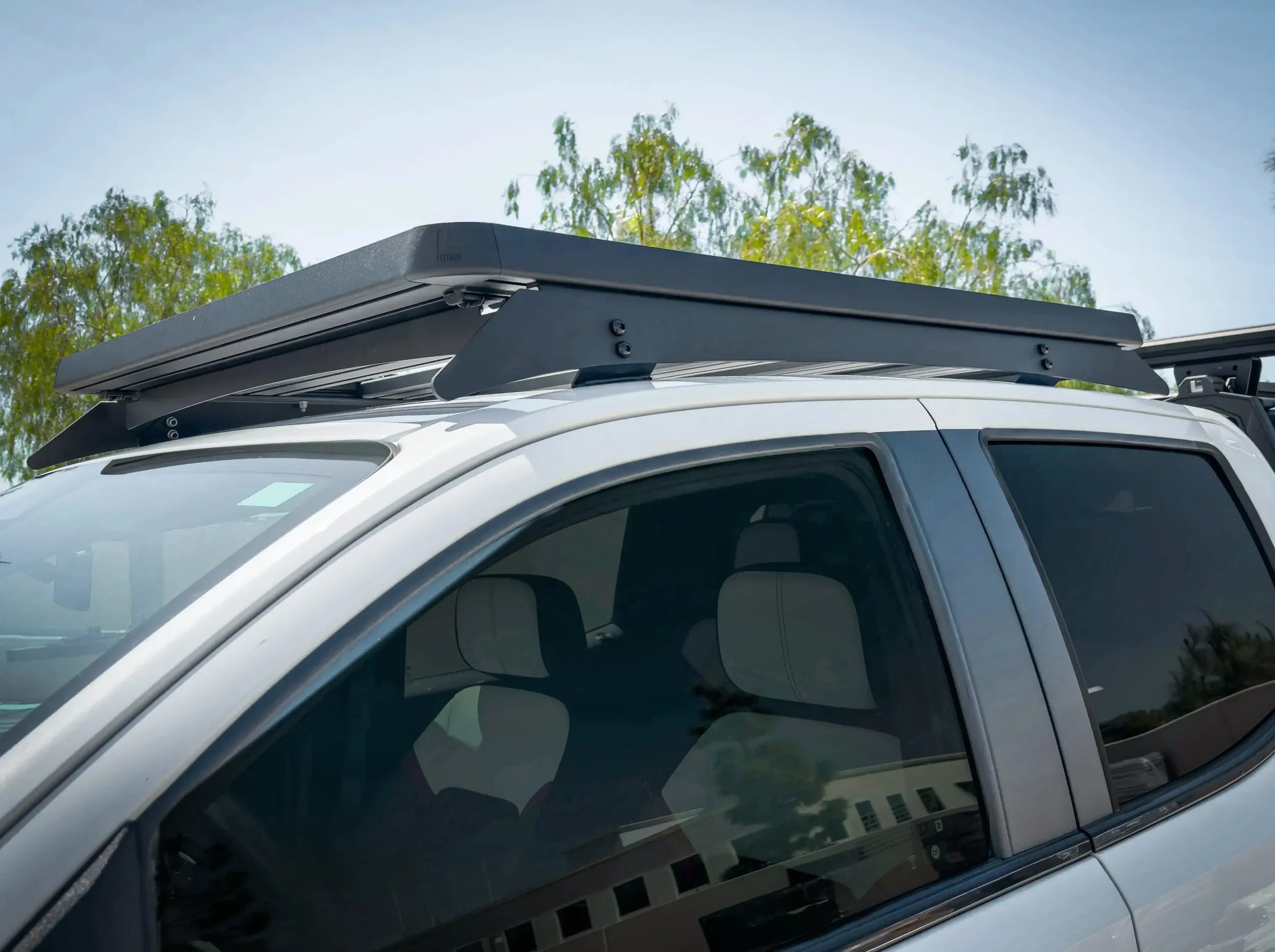 ACS ROOF | Over Cab Platform Rack for CHEVY Platform Rack Leitner Designs- Overland Kitted