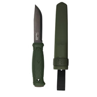 Morakniv Garberg BlackBlade Carbon Steel Knife with Polymer Sheath (Green)
