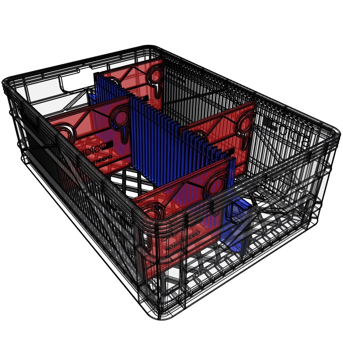 Half Sub Divider SidioCrate- Overland Kitted