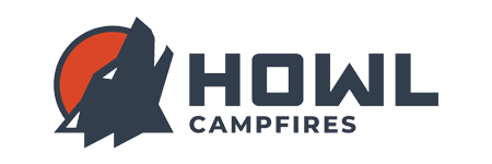 Howl Campfires Logo Propane Campfire