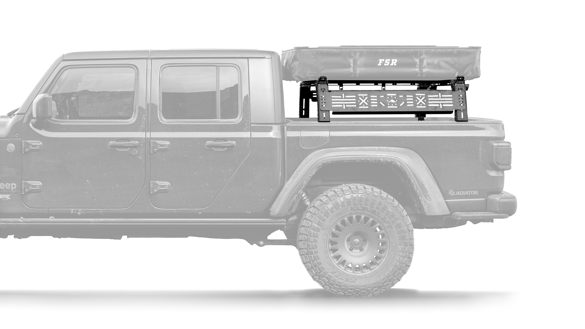 Jeep Gladiator Mid Height PAK System Bed Rack | Sherpa