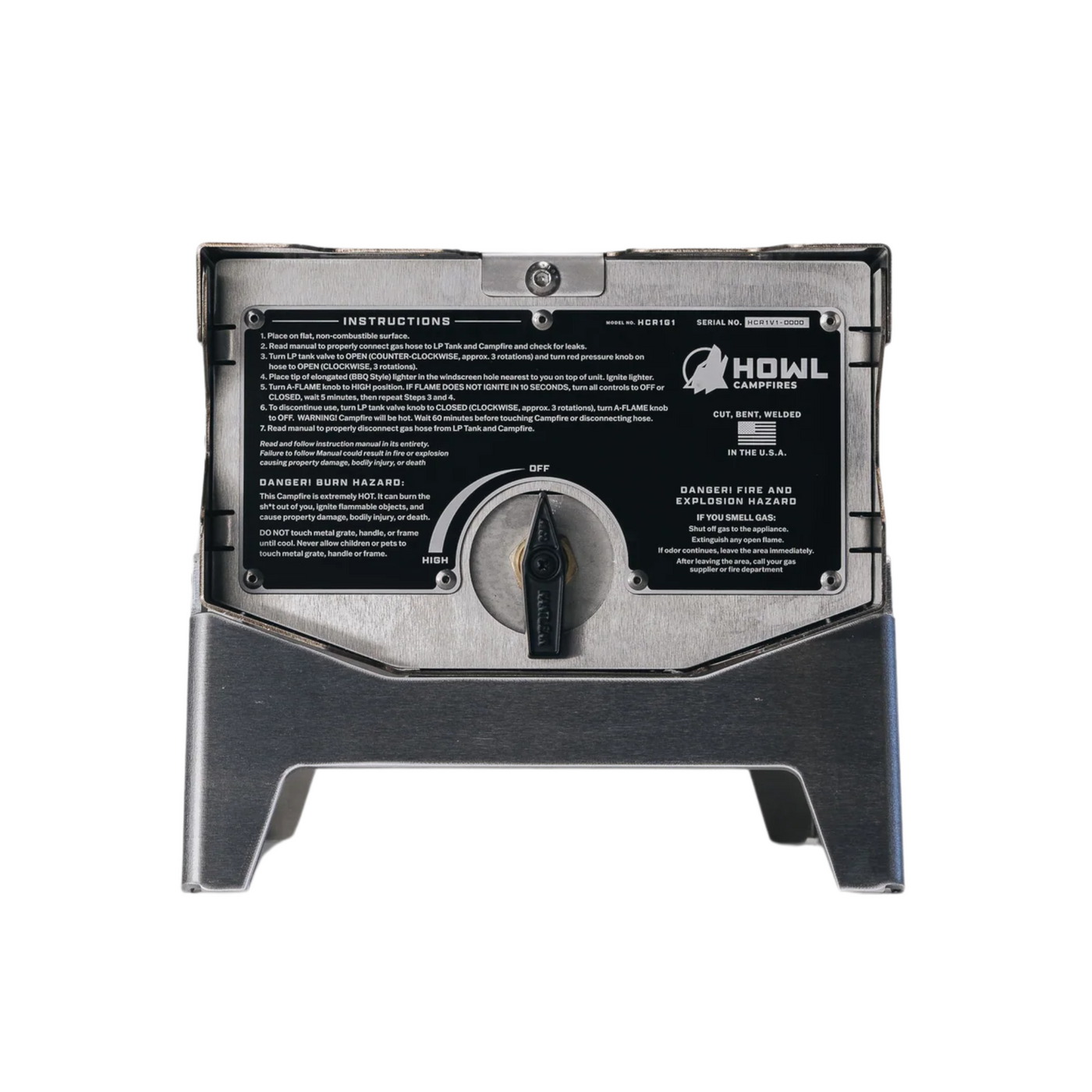 HOWL R1 Campfire – High-Heat, Small Footprint