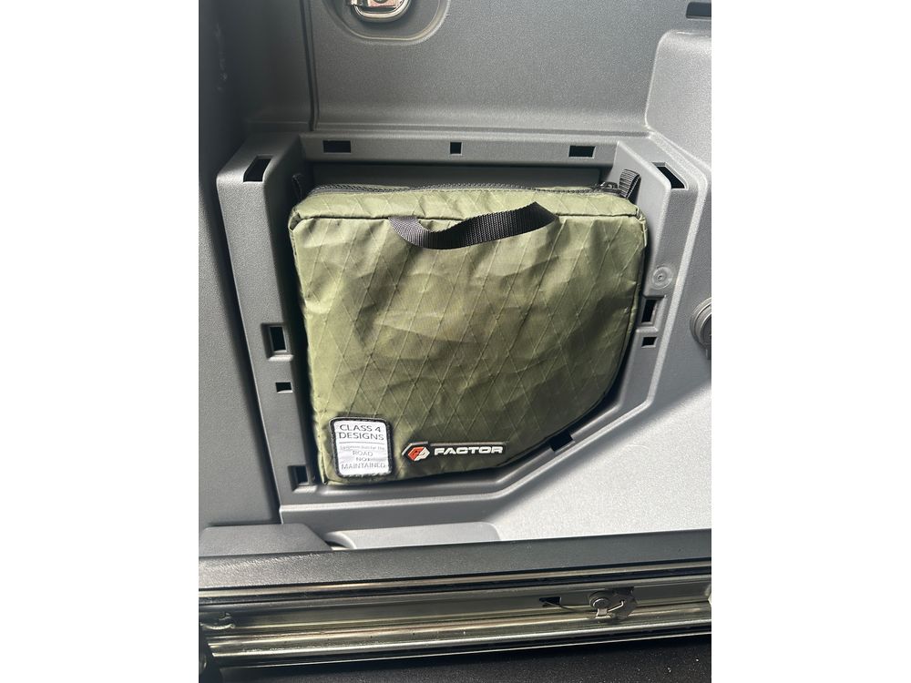 Ineos Grenadier Drivers Side Rear Storage Pouch storage bag GP Factor- Overland Kitted