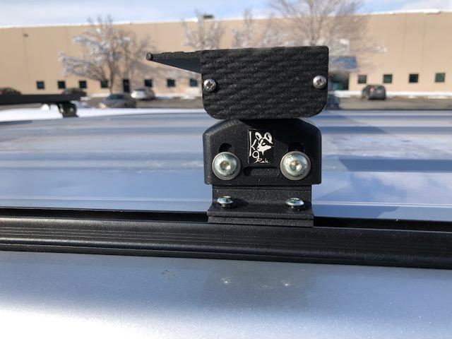 K9 load bar foot and end cap, close-up