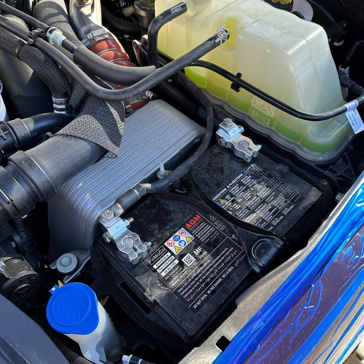 Blaze Off-Road billet battery terminals for Ford Super Duty (photo 1)