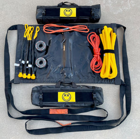 The Recovery Nerd Ruggedized Recovery Nerd Kit - 7/8" x 20' Stretchy Band - $1323.93 Recovery Gear Deadman Off-Road- Adventure Imports