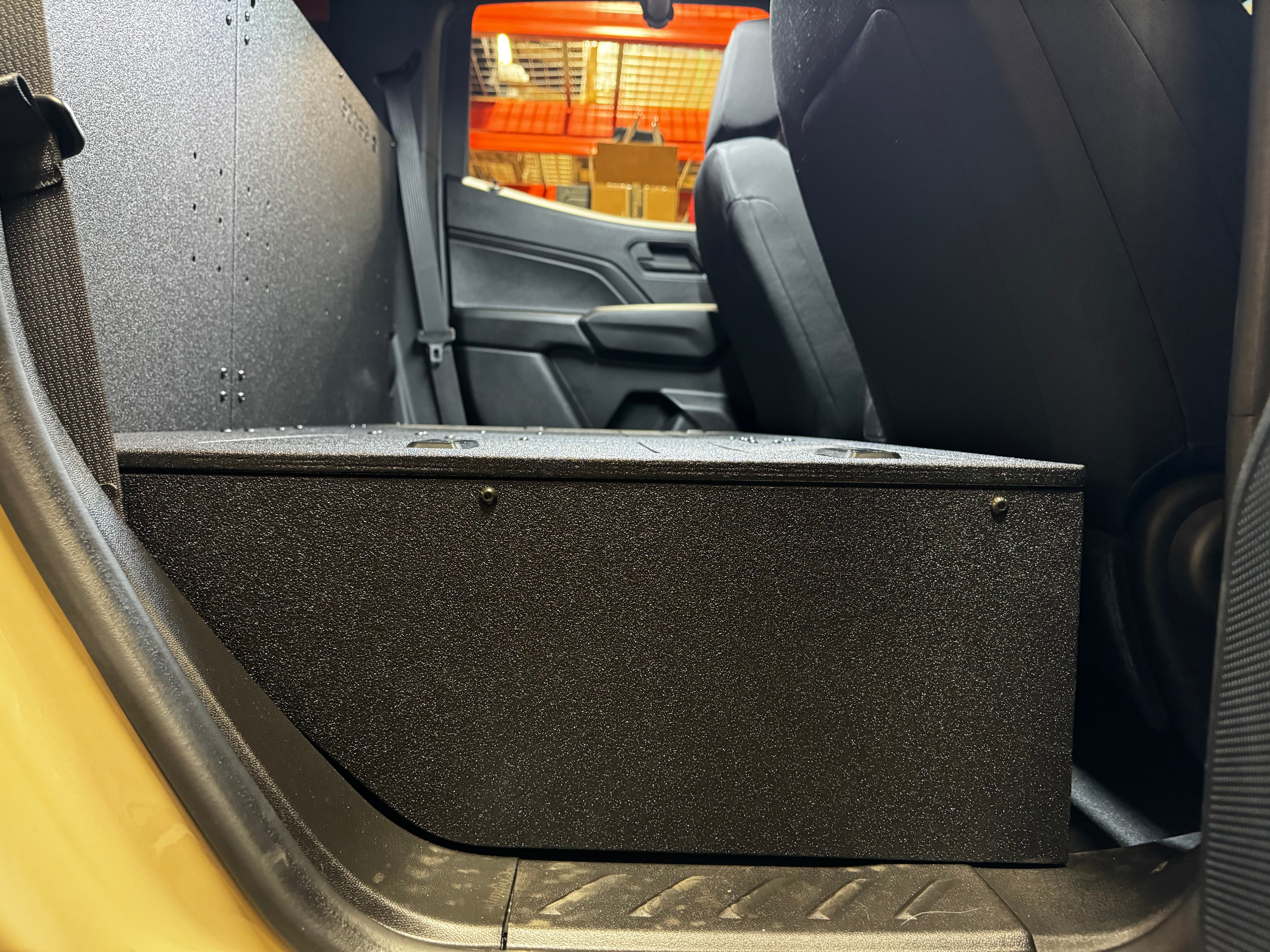 Chevy Colorado - GMC Canyon - 2023-Present - 3rd Gen - Explore Series - Second Row - Seat Delete - 100% Seat Delete Plate System Goose Gear- Overland Kitted