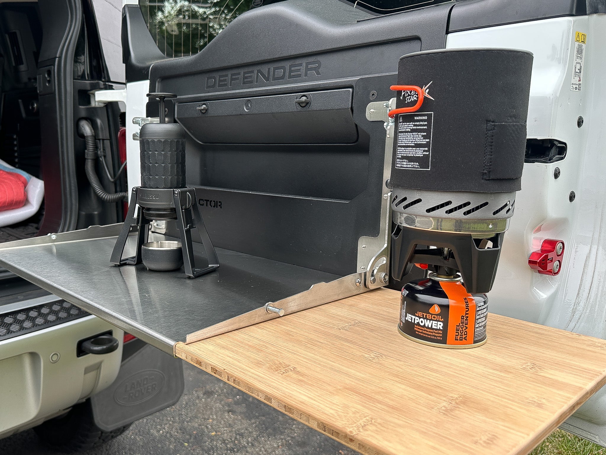 GP Factor Defender 110/130 V2 Folding Tailgate Table with Cutting Board