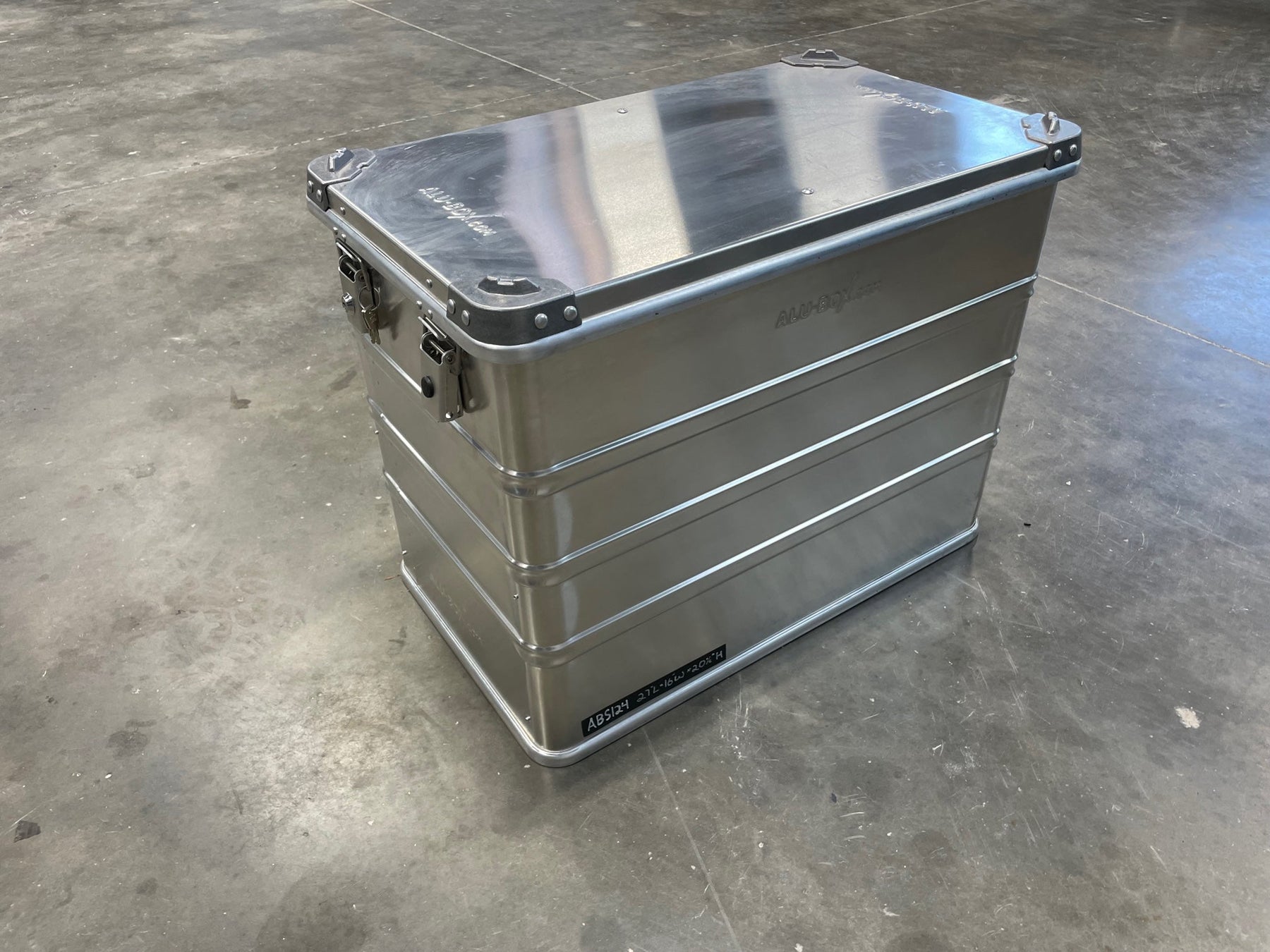 124L Aluminum Case  Storage Cases AluBox- Adventure Imports