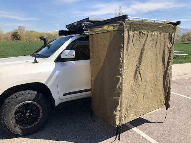 K9 Cube Olive Roof Rack Accessories Eezi-Awn- Overland Kitted