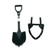 Krazy Beaver Mini Shovel  with guard (Textured Black Head / Black Handle # 45641)  Recovery Gear, Camping gear, Shovel, Camping Krazy Beaver Tools- Adventure Imports