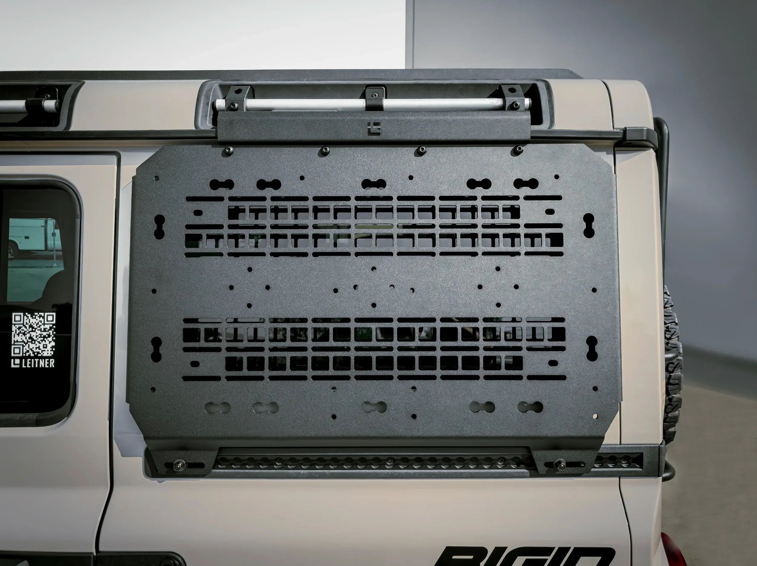 SIDE VIEW OF INEOS GRENADIER UNIVERSAL SIDE KICK PANEL INSTALLED