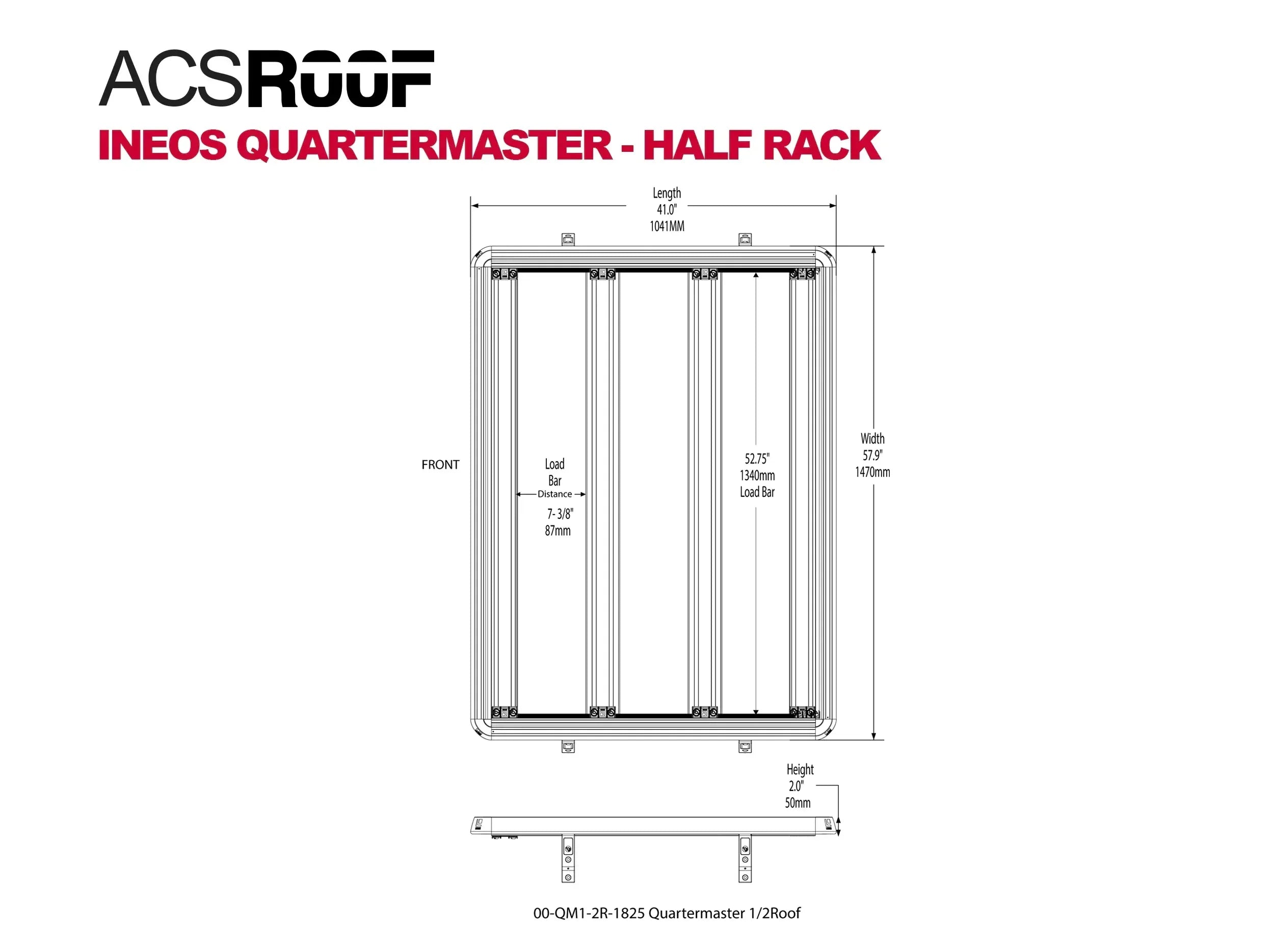 Leitner Quartermaster half rack view 6