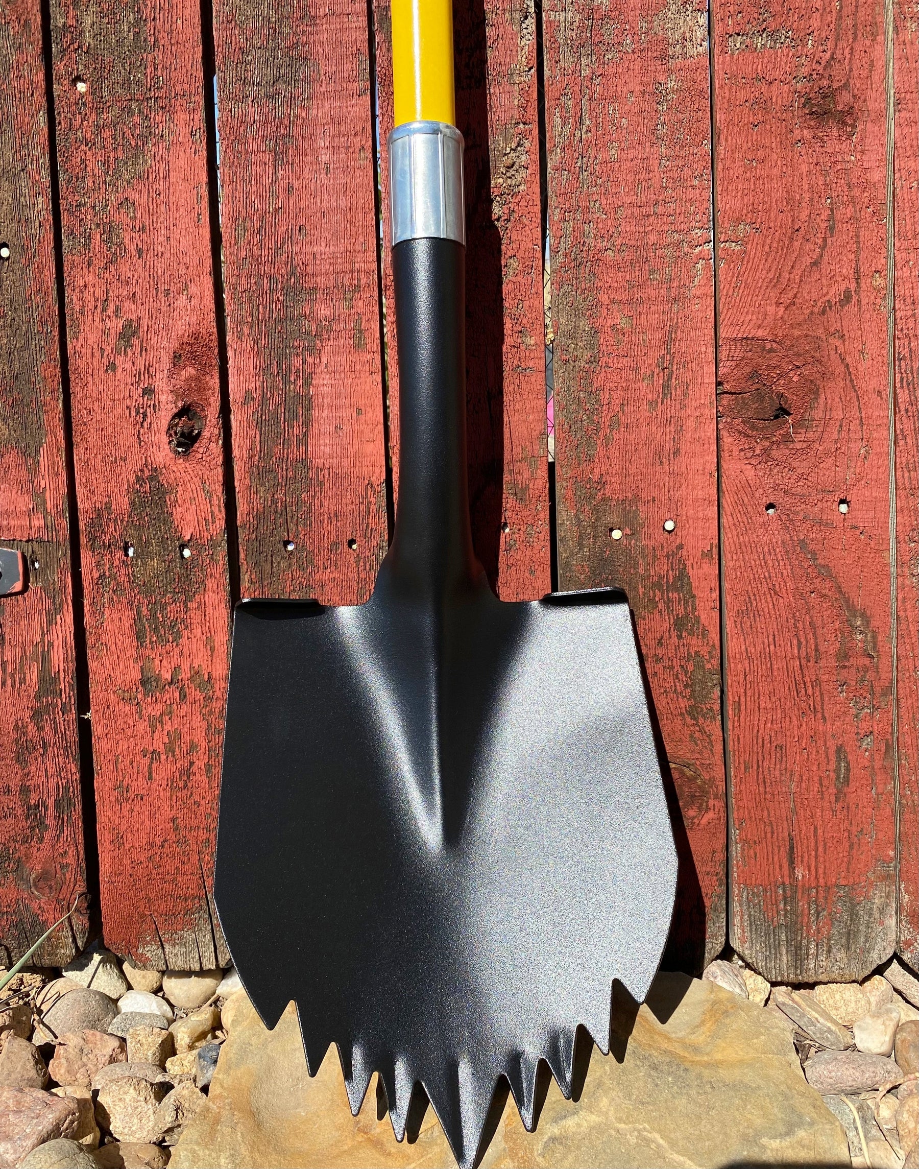 Krazy Beaver Shovel (Black Textured Head / Yellow Handle 45635)  Recovery Gear, Camping gear, Shovel, Camping Krazy Beaver Tools- Adventure Imports