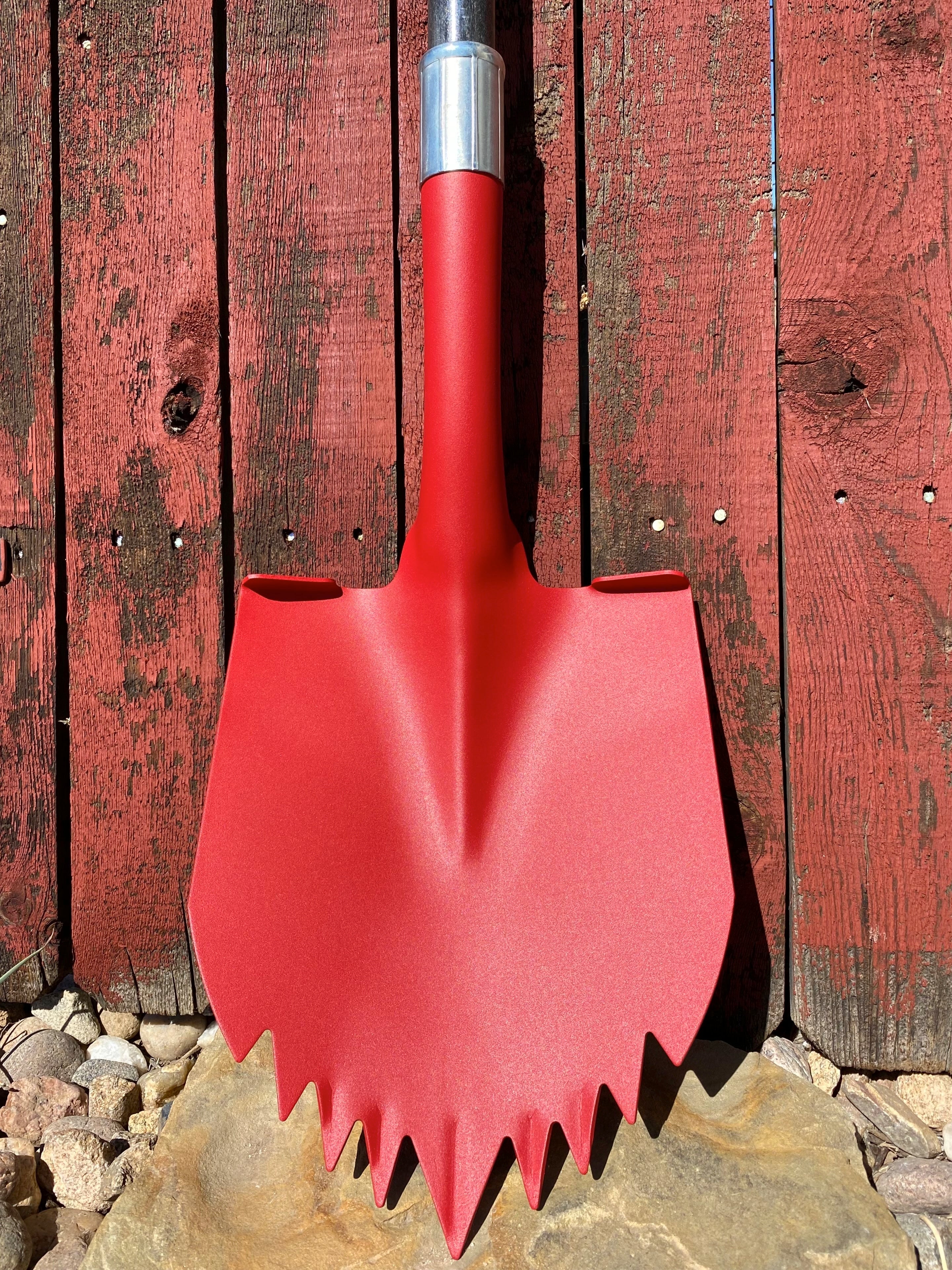 Krazy Beaver Shovel (Textured Red Head / Black Handle 45636)  Recovery Gear, Camping gear, Shovel, Camping Krazy Beaver Tools- Overland Kitted