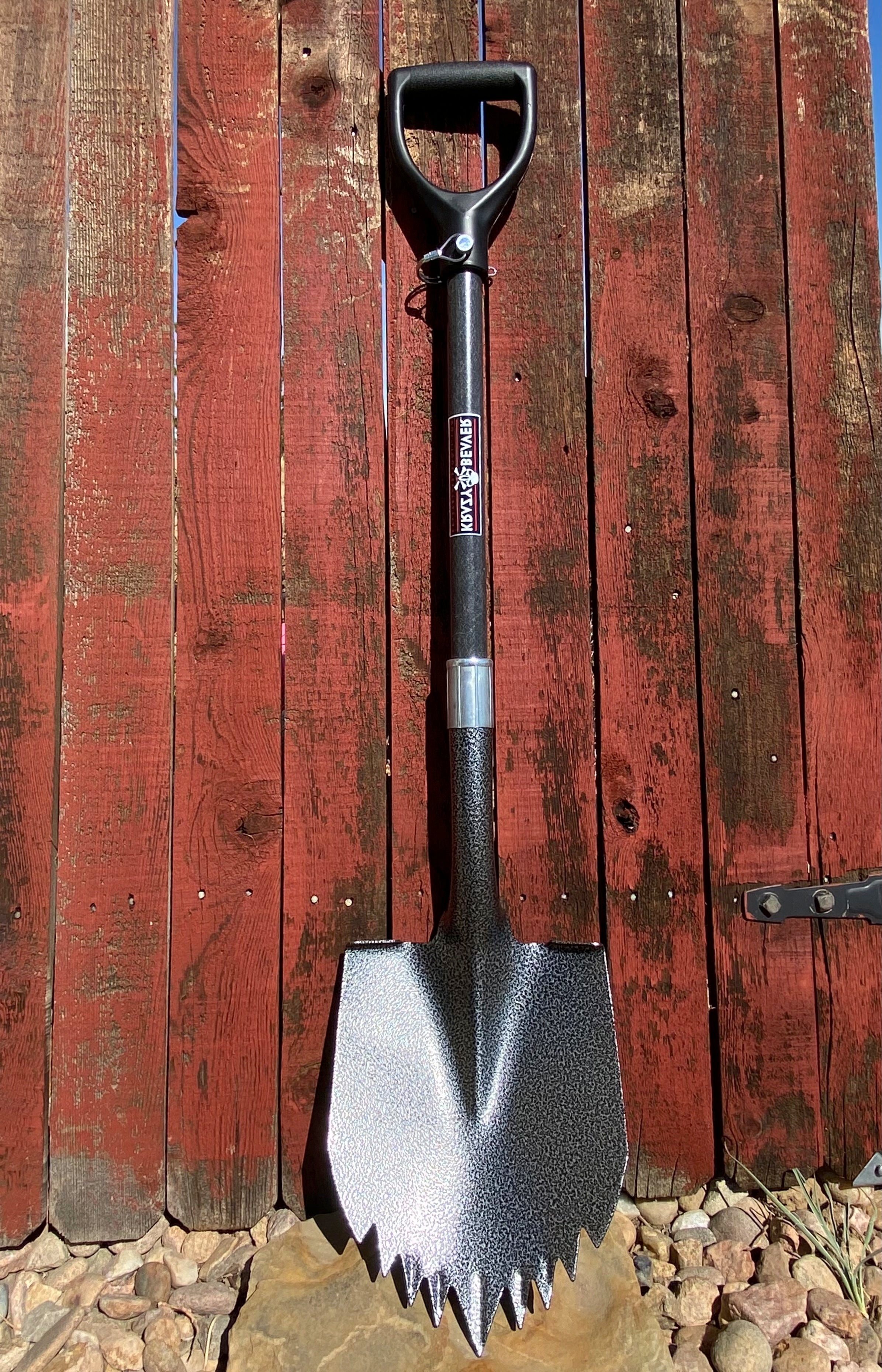 Krazy Beaver Shovel (Silver Vein Head / Black Handle 45638)  Recovery Gear, Camping gear, Shovel, Camping Krazy Beaver Tools- Overland Kitted