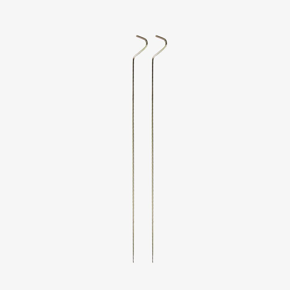 Pair of rainfly rods with hooked ends