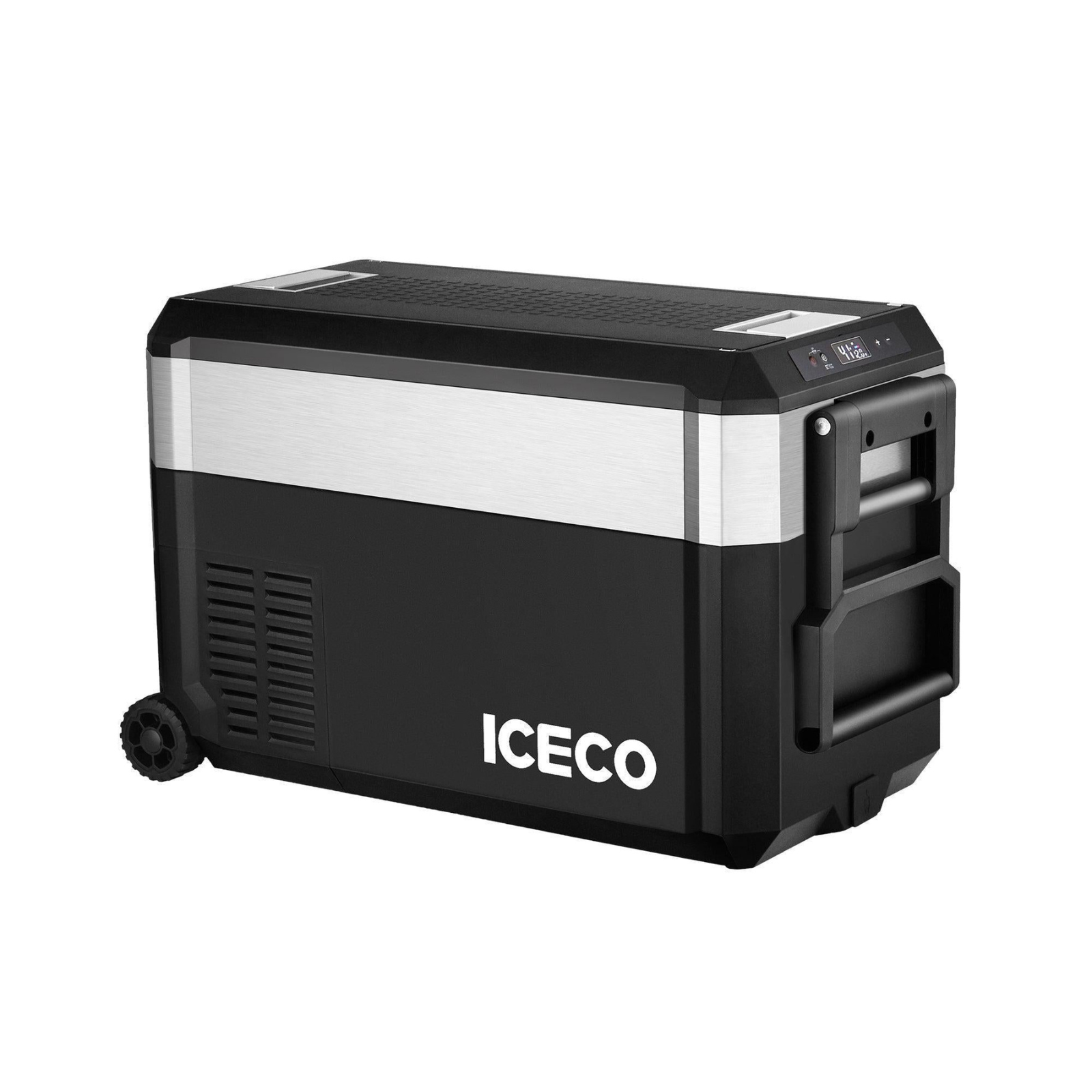 JP40 PRO Single Zone Portable Freezer With Cover - Silver | ICECO | 40 LT Silver JP Pro Series ICECO- Overland Kitted