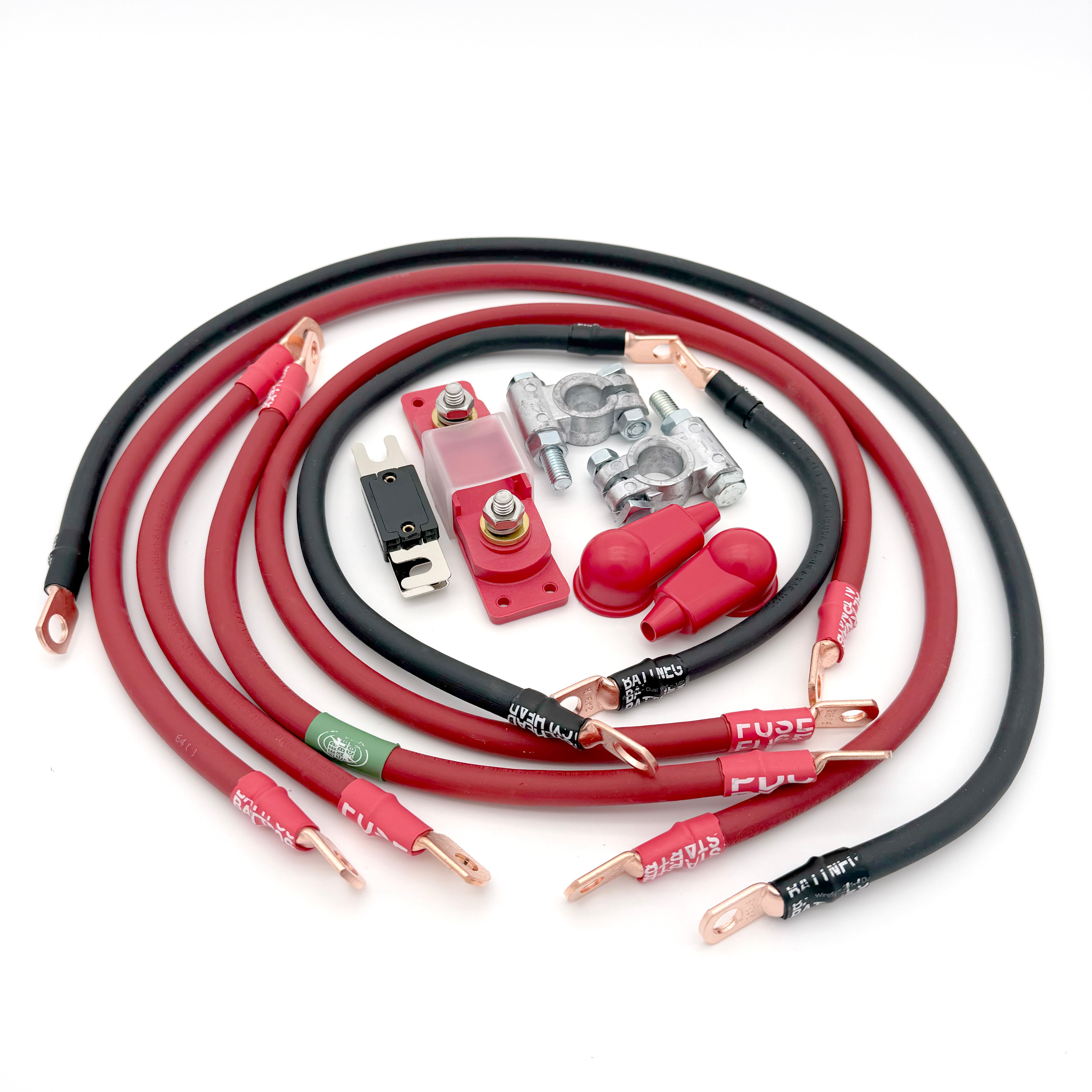 Jeep Liberty KJ Big 7 Battery Cable Kit (2002-2007)