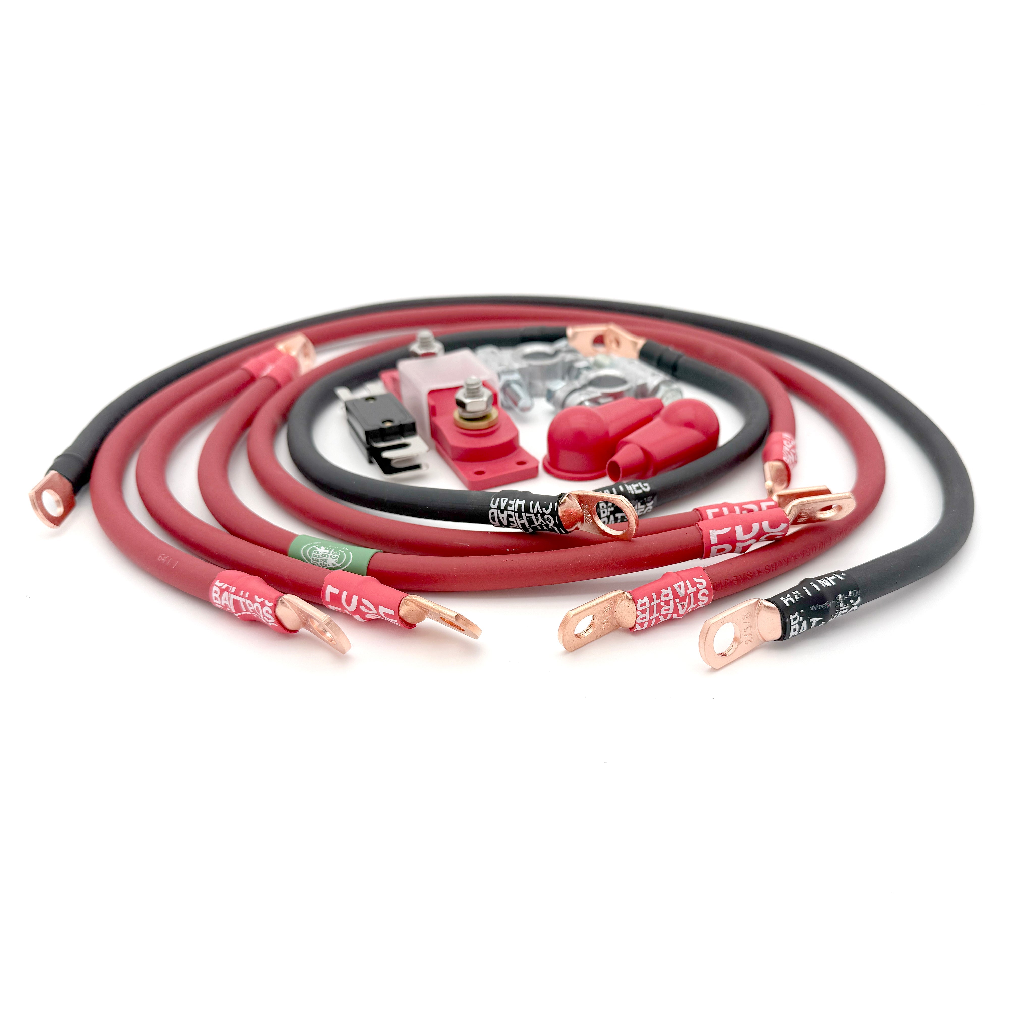 Jeep Liberty KJ Big 7 Battery Cable Kit (2002-2007)