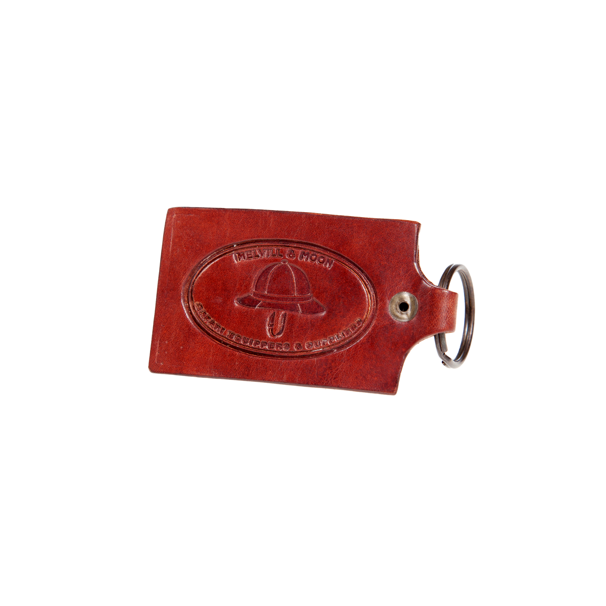 Keyring - Small Leather Rectangle   Melvill & Moon USA- Overland Kitted
