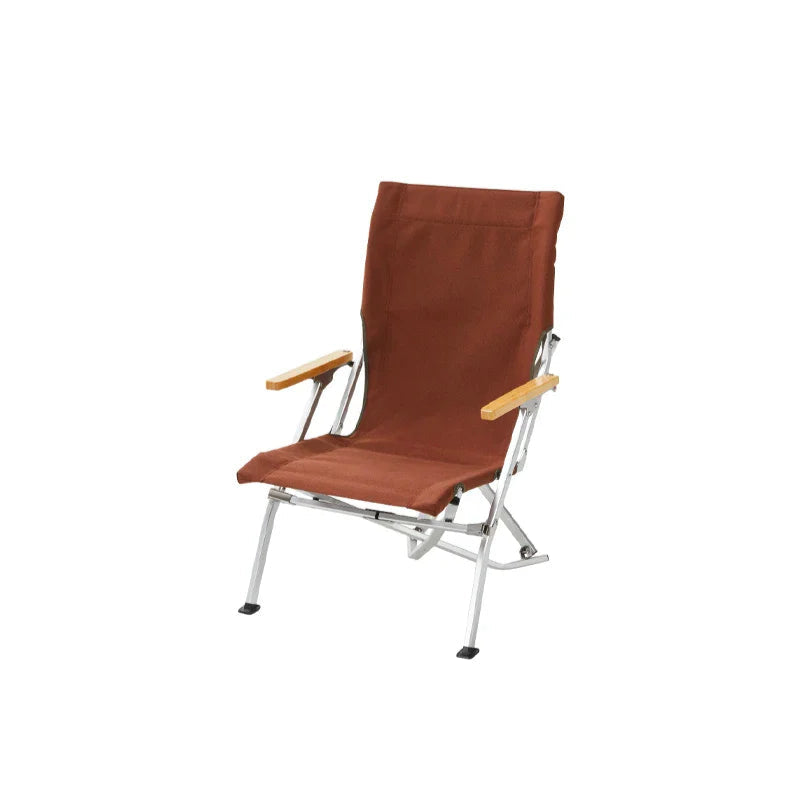 Low Beach Chair Brown Furniture Snow Peak- Overland Kitted