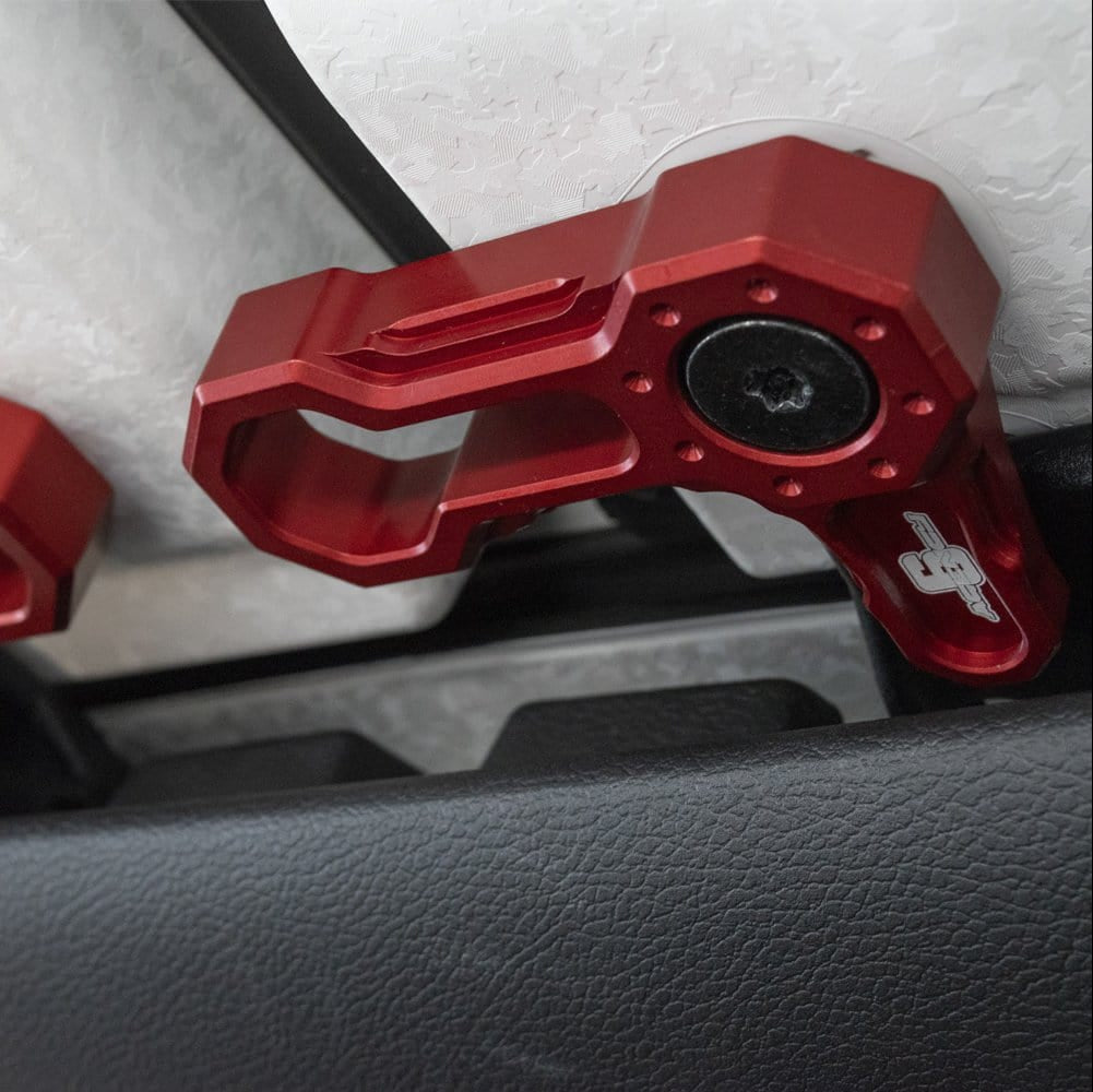 L-SHAPED ROOF LOCKS - JL/JT JEEP (Set of 6) RED