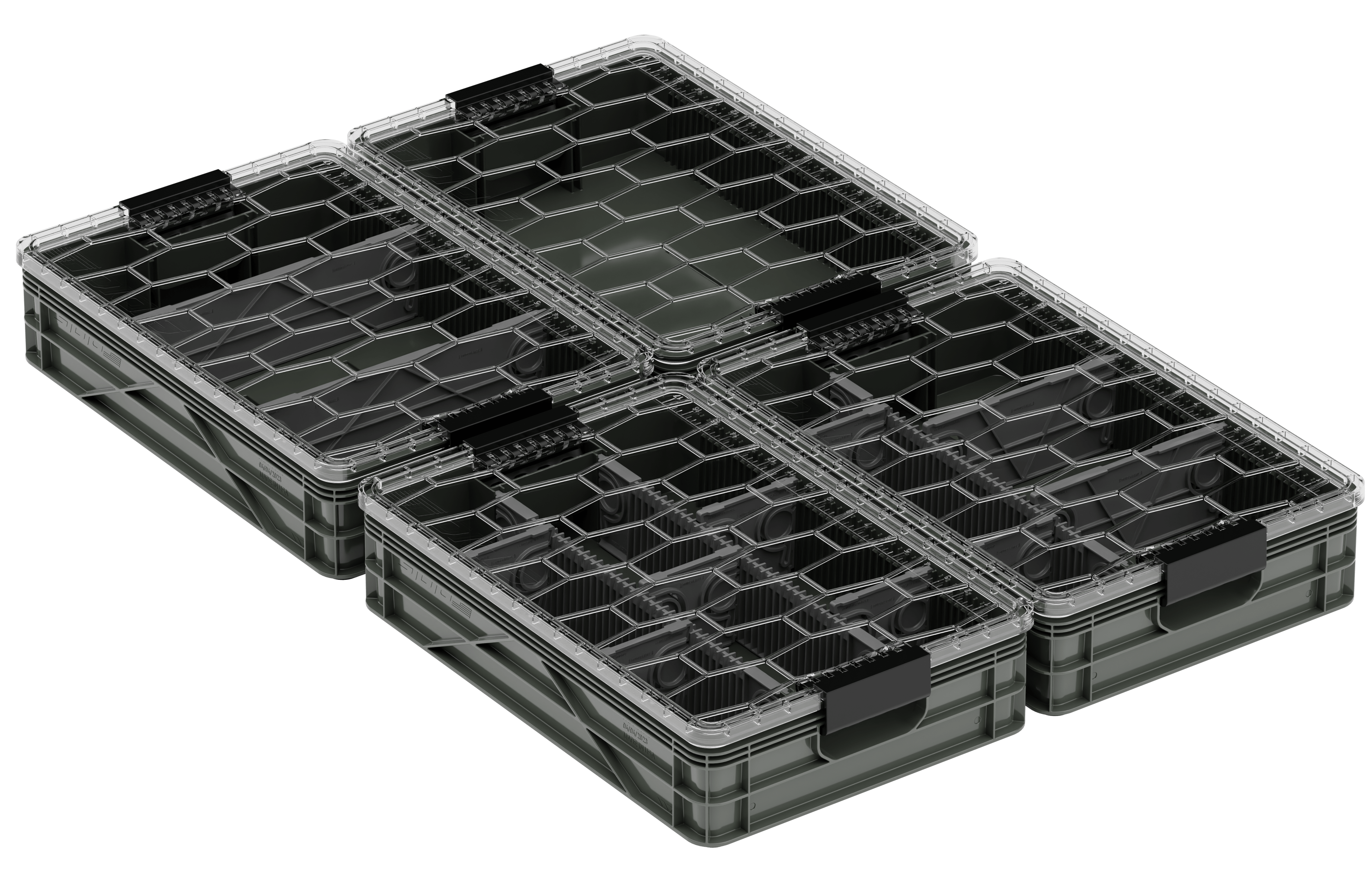 SidioCrate Quarter Crate 4 Pack