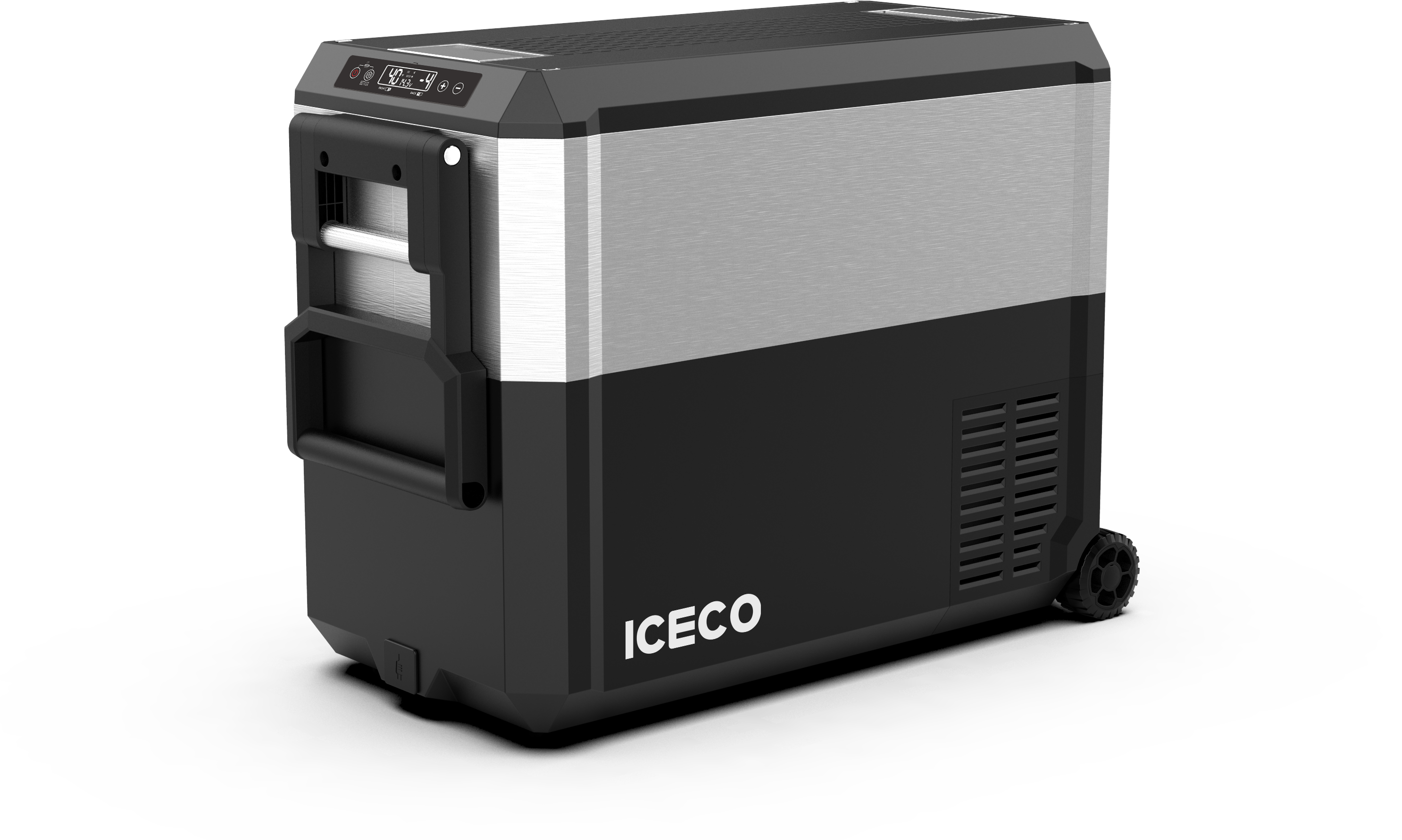 JP50 Pro Dual Zone Wheeled Car Fridge With Cover | ICECO | 50 LT