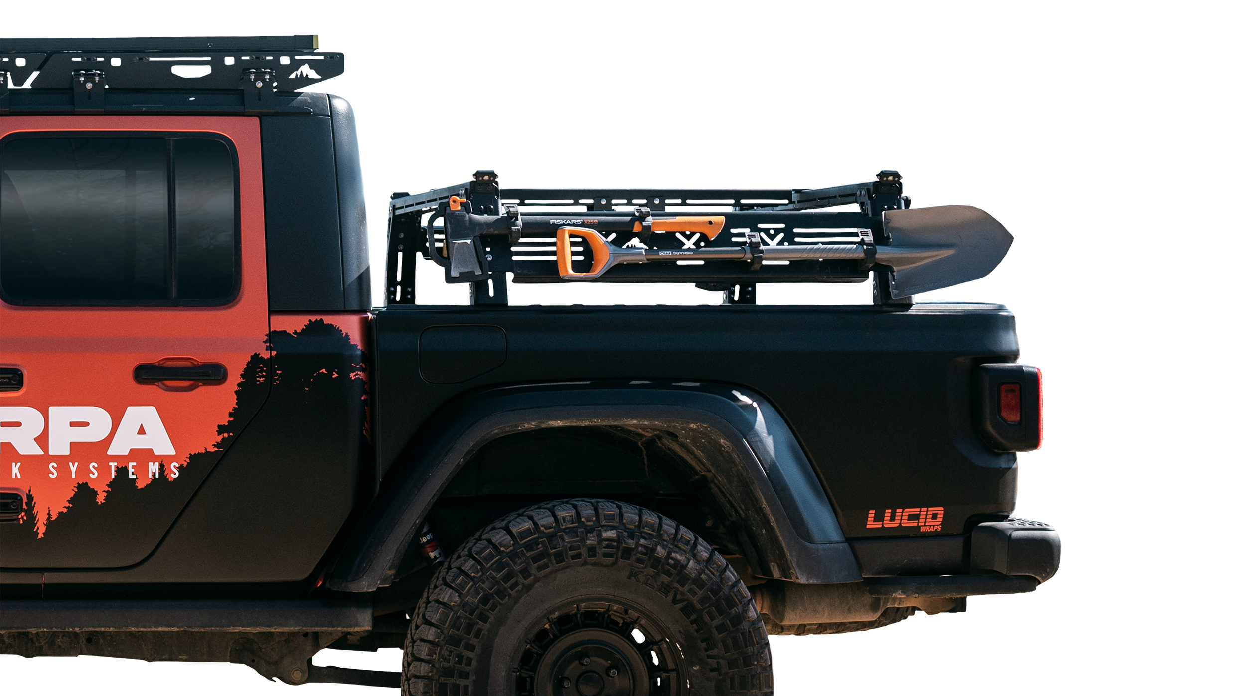 Jeep Gladiator Mid Height PAK System Bed Rack
