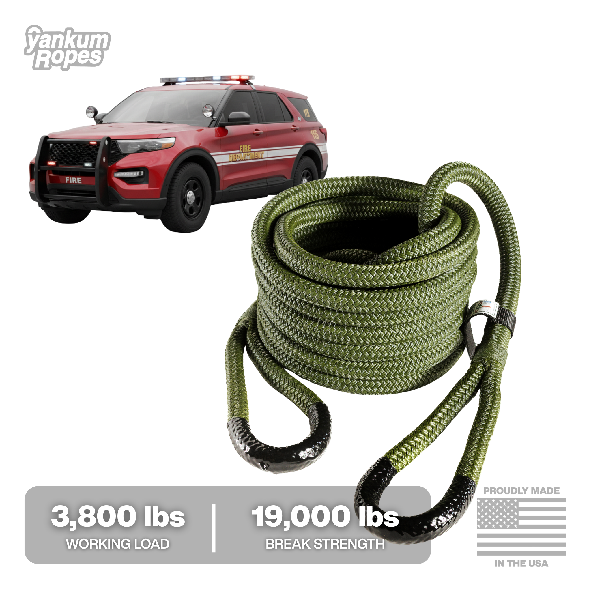 Kinetic Recovery Rope - Military