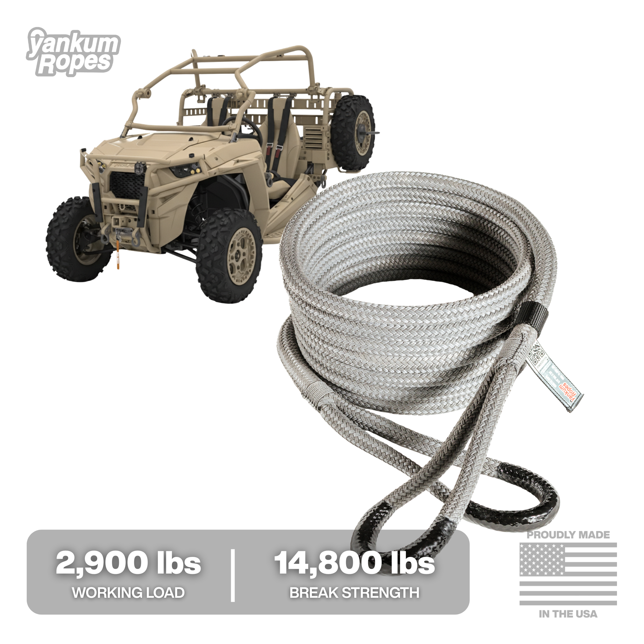 Kinetic Recovery Rope - Military