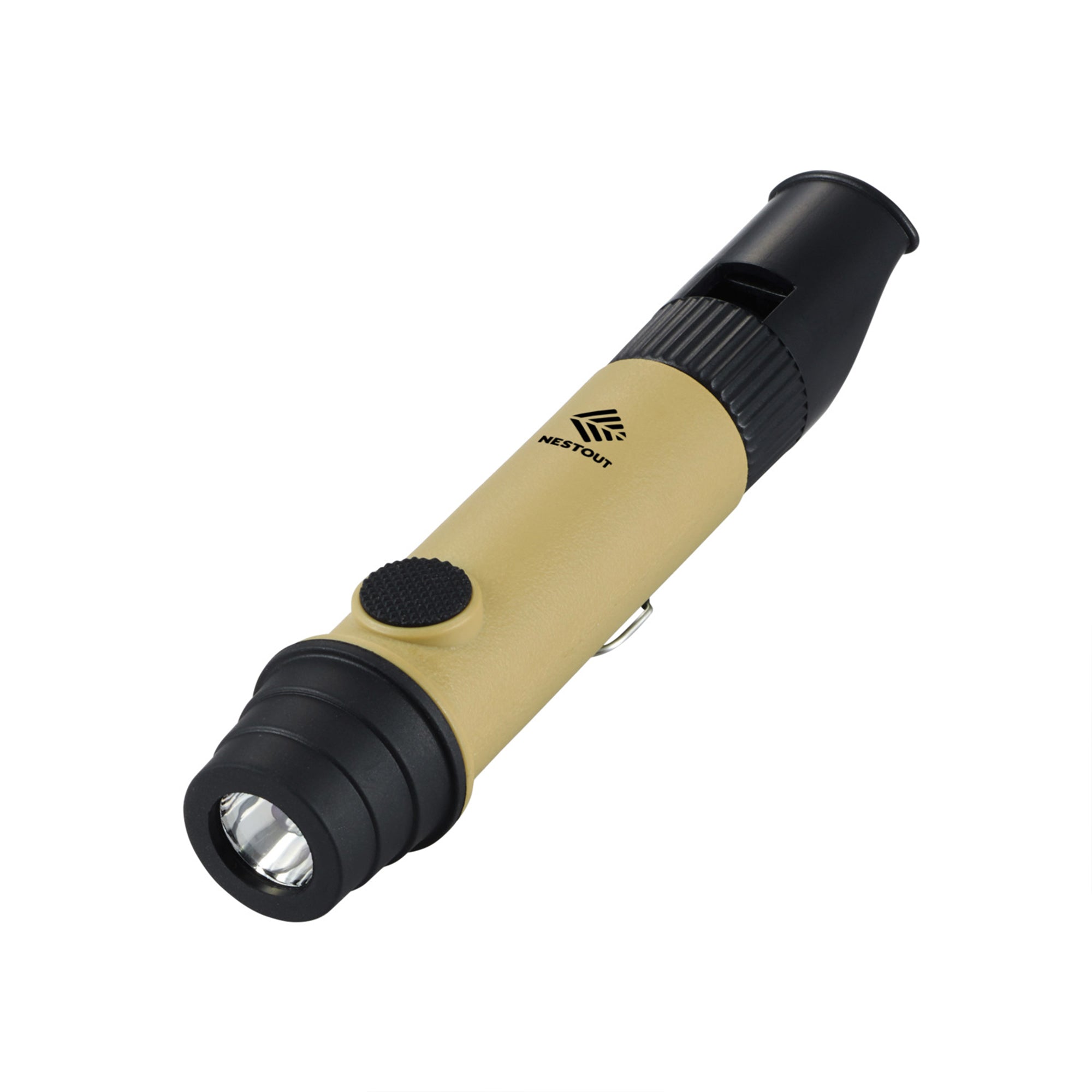 NESTOUT 3-in-1 whistle light emergency tool