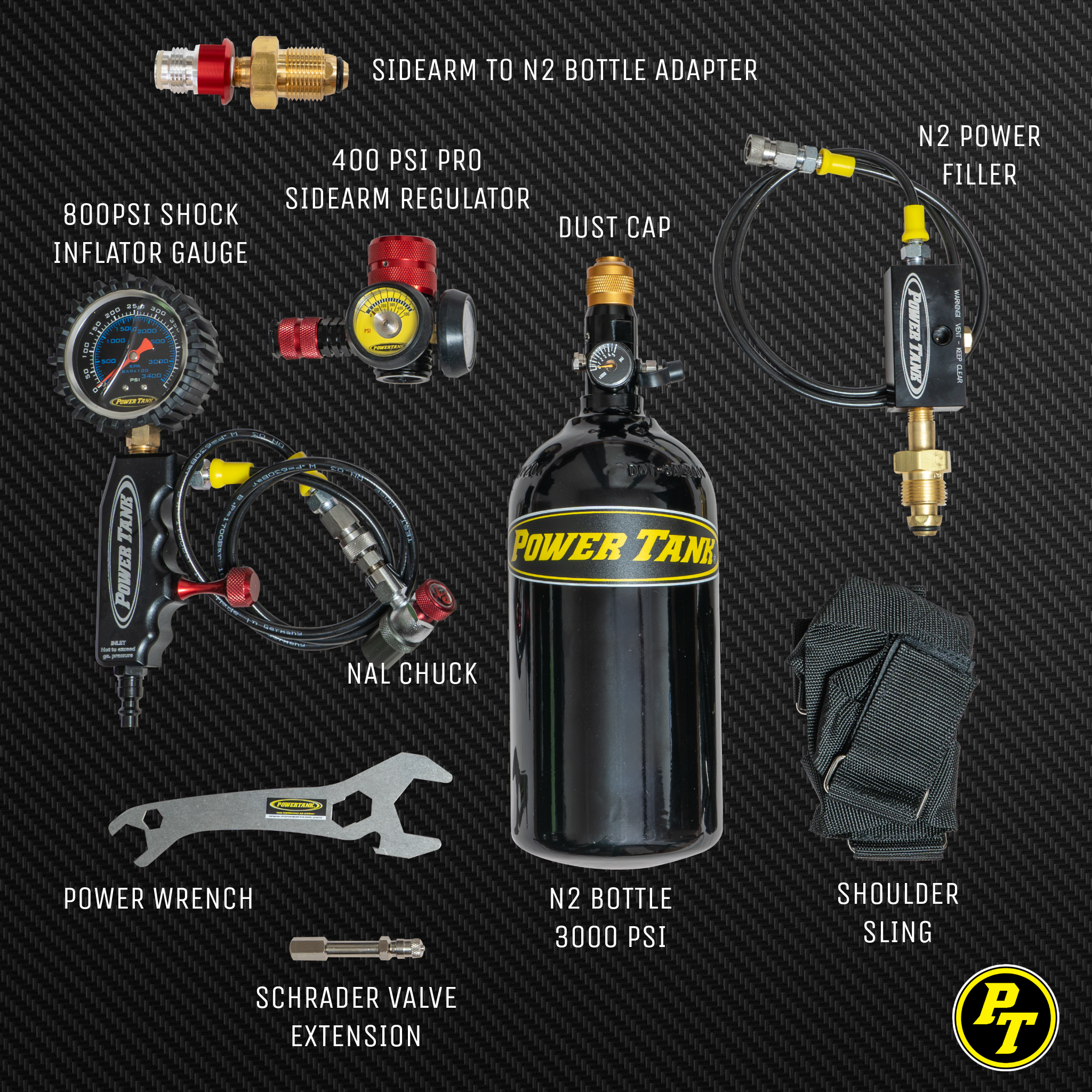 Shock Boss™ V2 - Portable Nitrogen Shock Tuning Kit