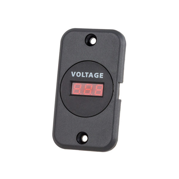 29mm Panel Mount Volt Meter (9-48V)  Battery System Accessories National Luna- Overland Kitted