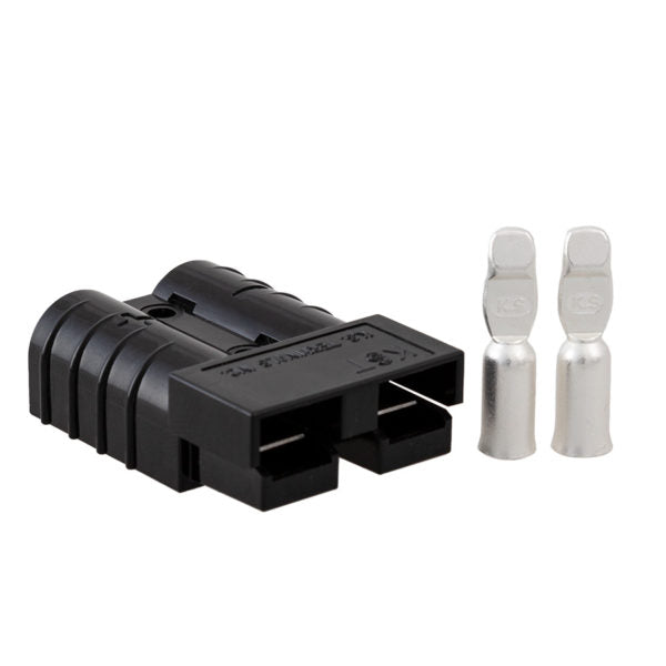 50Amp Anderson Coupler Solar (Black) Battery System Accessories National Luna- Overland Kitted