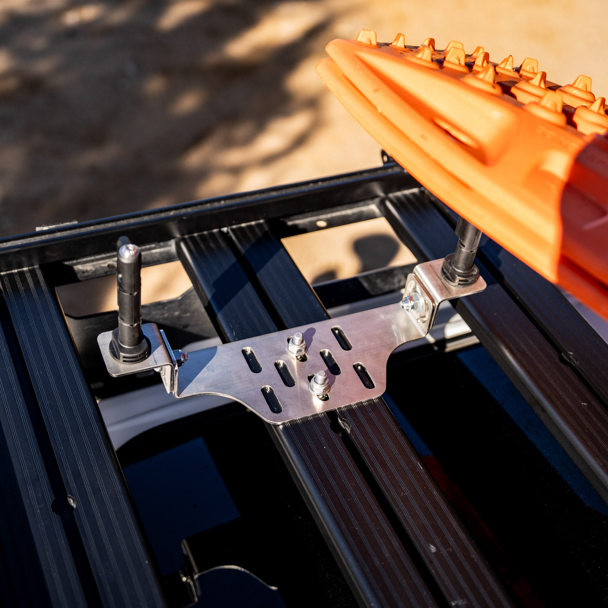 Overland Kitted Folding MAXTRAX Roof Rack Bracket 1.25 inch rise