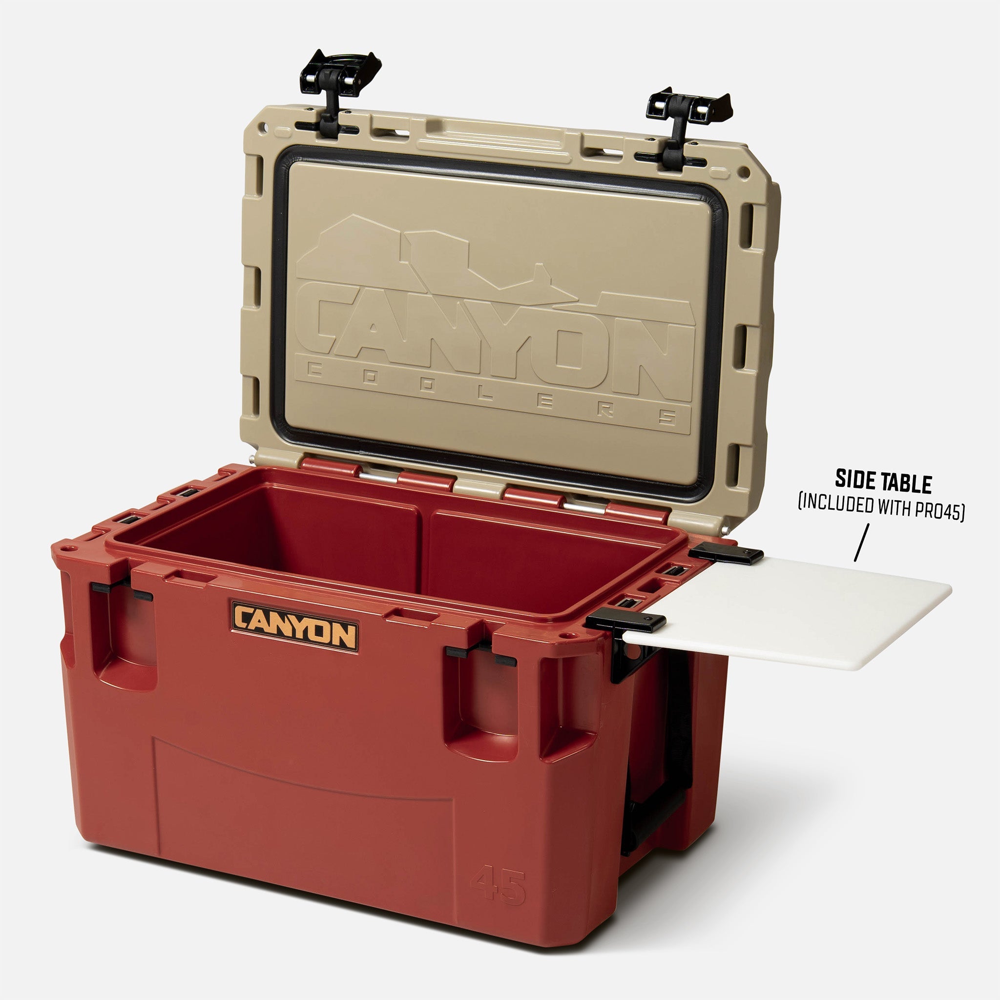 Canyon Coolers PRO 45 – 45 qt Rotomolded Hard Cooler