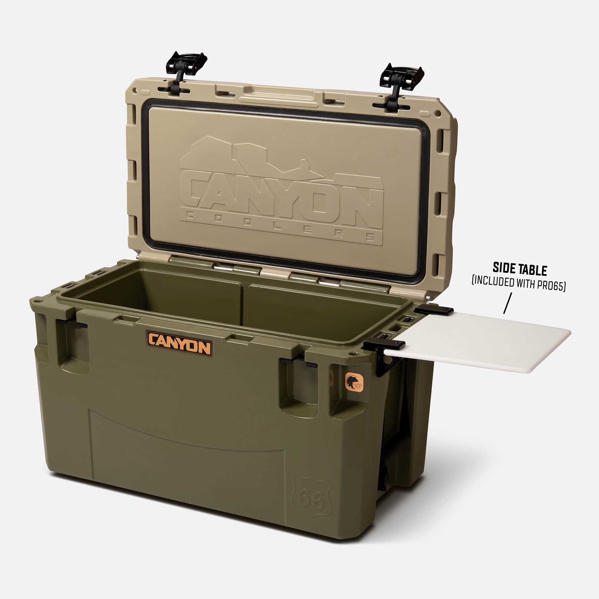 Canyon Coolers PRO 65 – 65 qt Rotomolded Hard Cooler