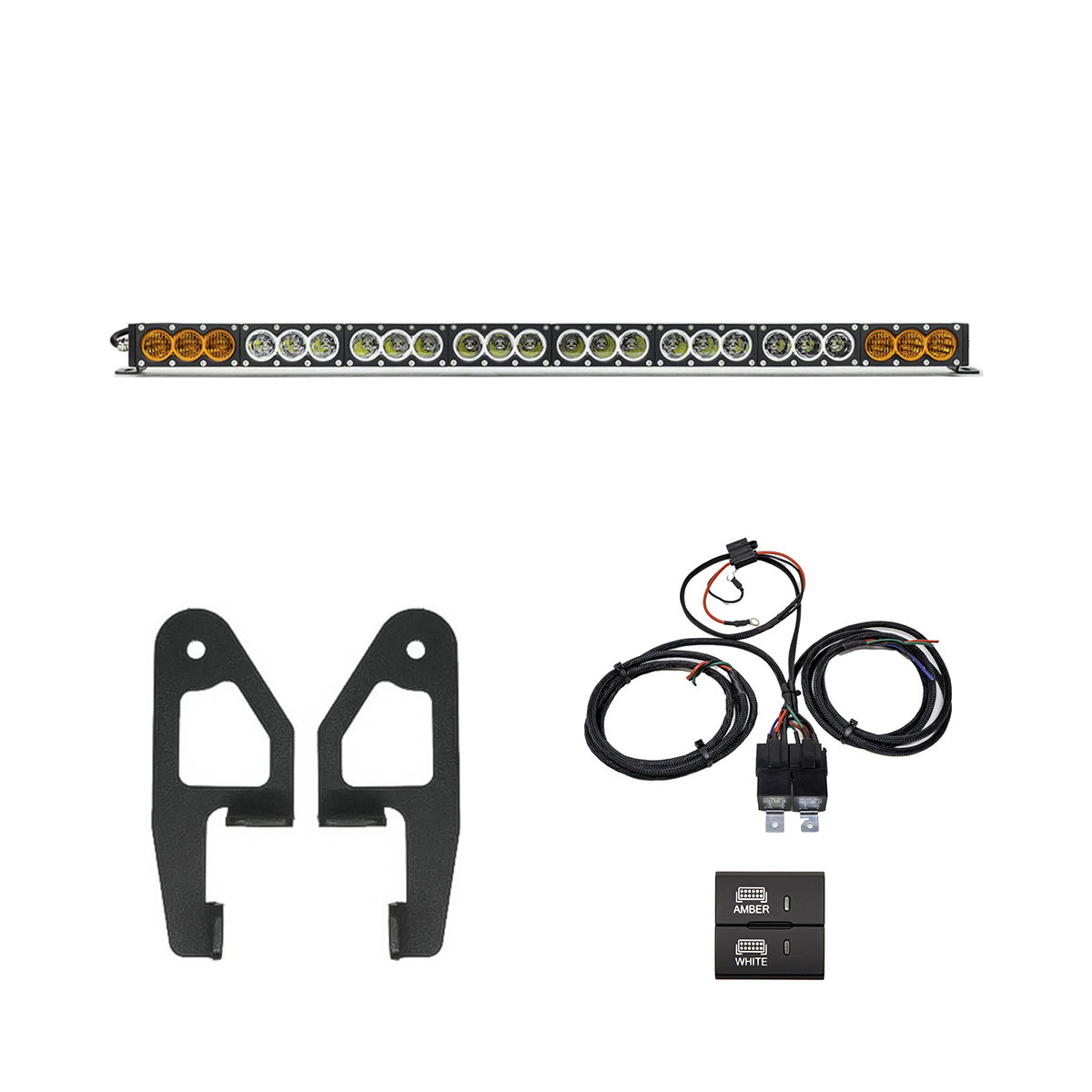 Premium Roof Rack Front Light Bar Kit for 2024+ Toyota Tacoma/2025+ Toyota 4Runner