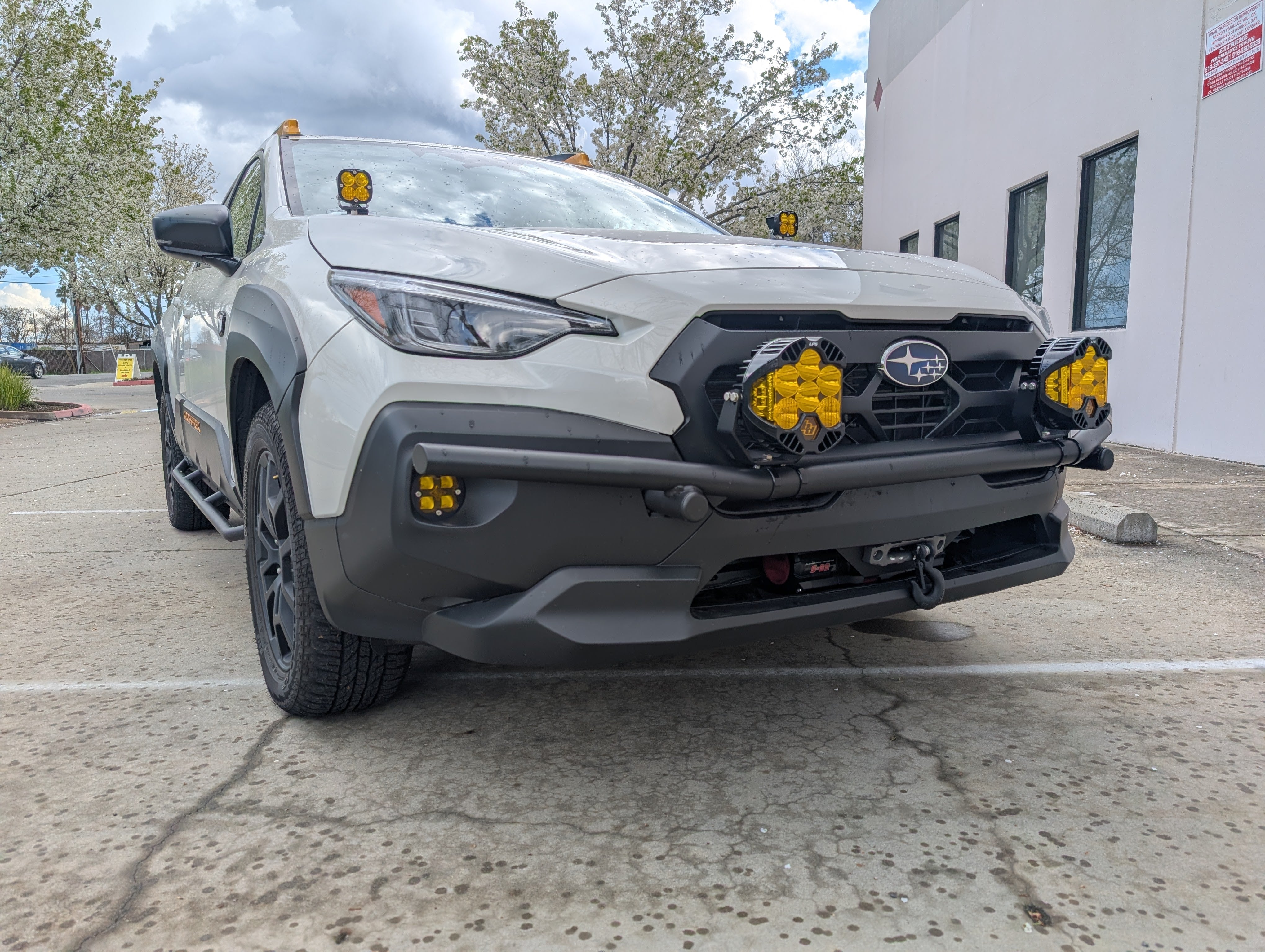 CAtuned Off-Road Subaru Crosstrek Wilderness Front Hidden Winch Mount