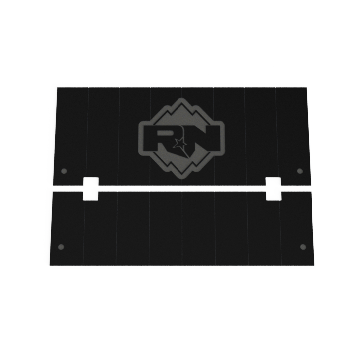 Rendering of the Raptor Nation logo foam pad set