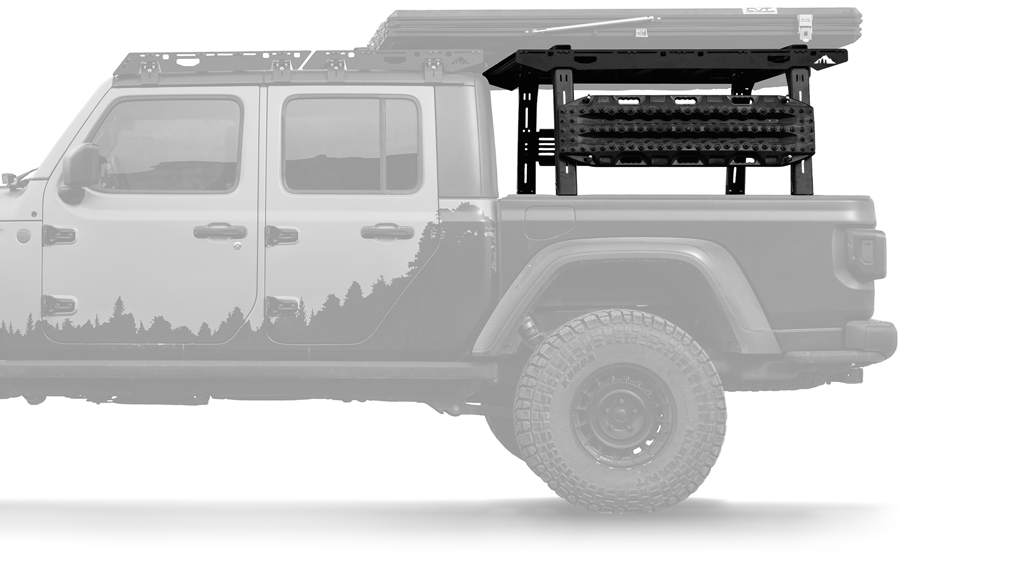 Jeep Gladiator Rack Height PAK System Bed Rack | Sherpa